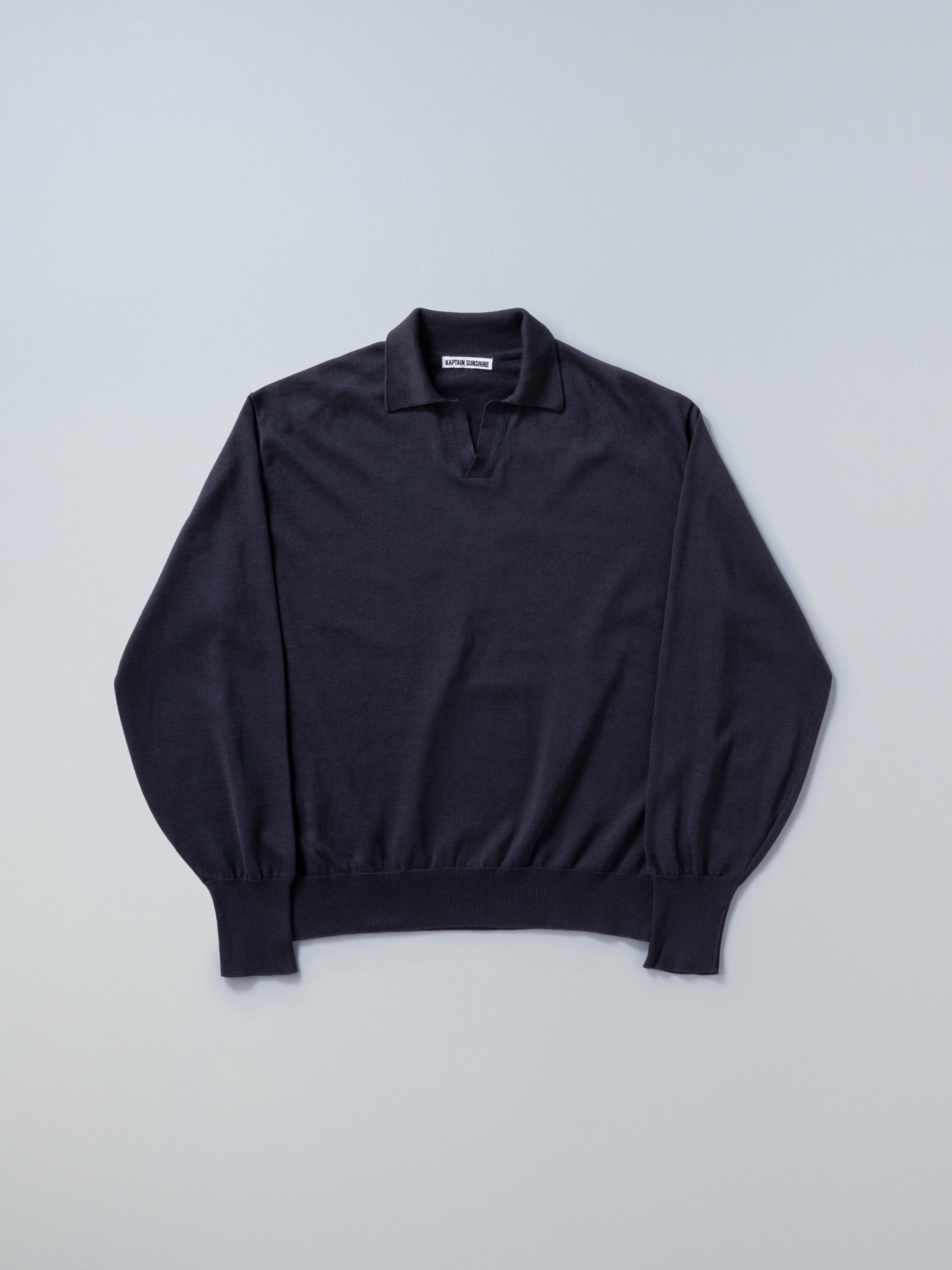 Cotton Knit Skipper Shirt