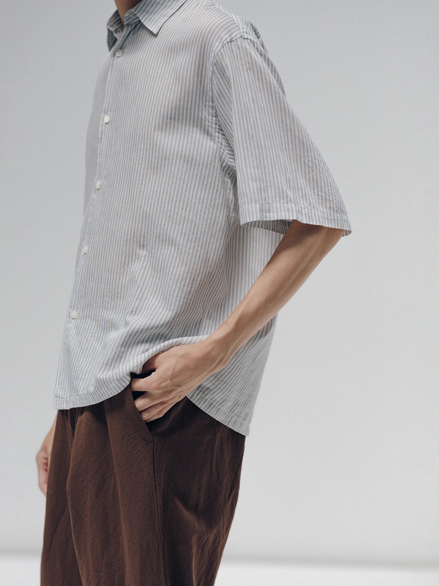KAPTAIN SUNSHINE 38 半袖シャツ グレー Kaptain Sunshine（キャプテン サンシャイン）の「KAPTAIN