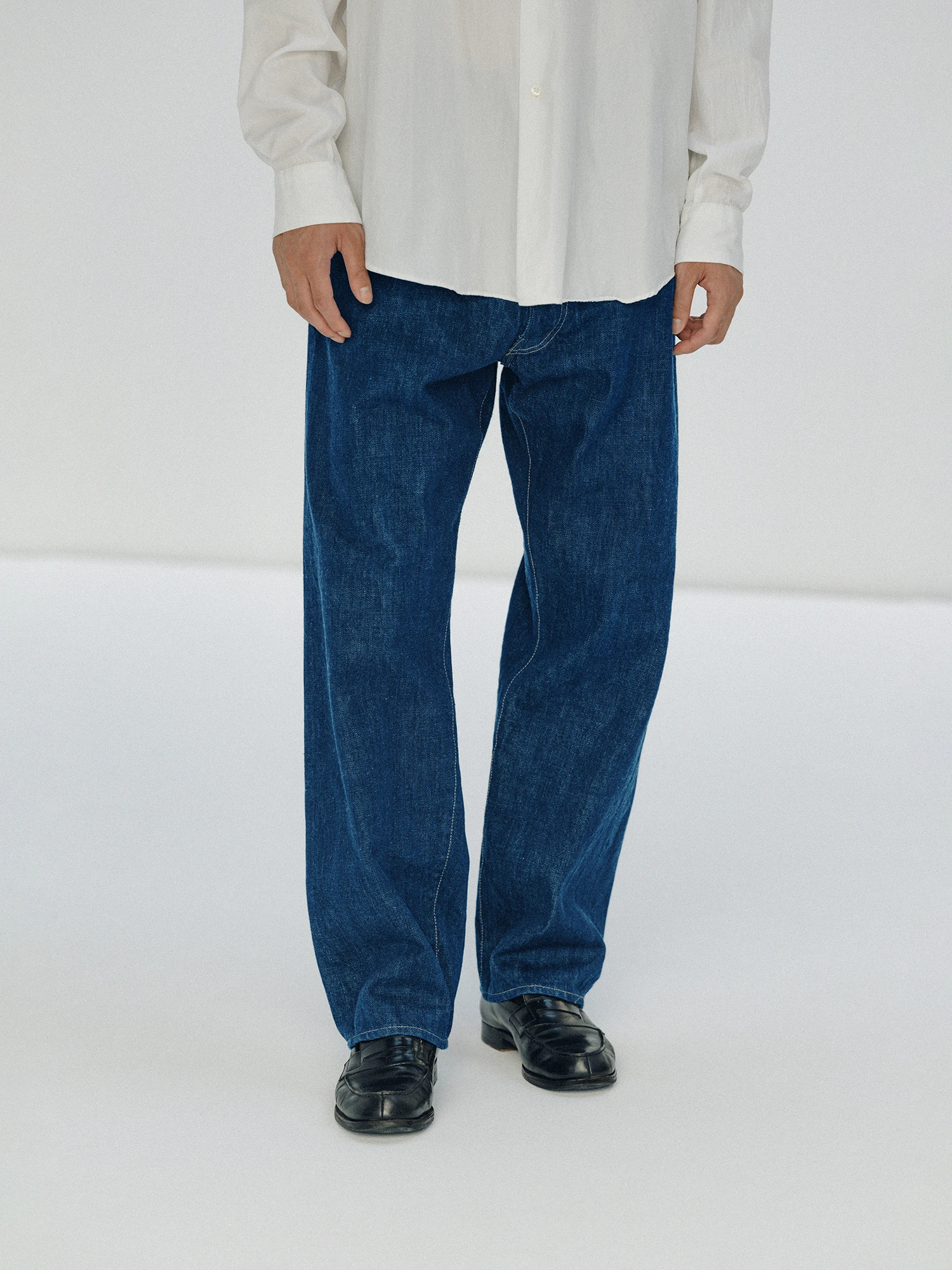 本藍Denim 5P Zipper Front Denim Pants | BOTTOMS | KAPTAIN 本藍Denim 5P Zipper Front Denim Pants | BOTTOMS | KAPTAIN