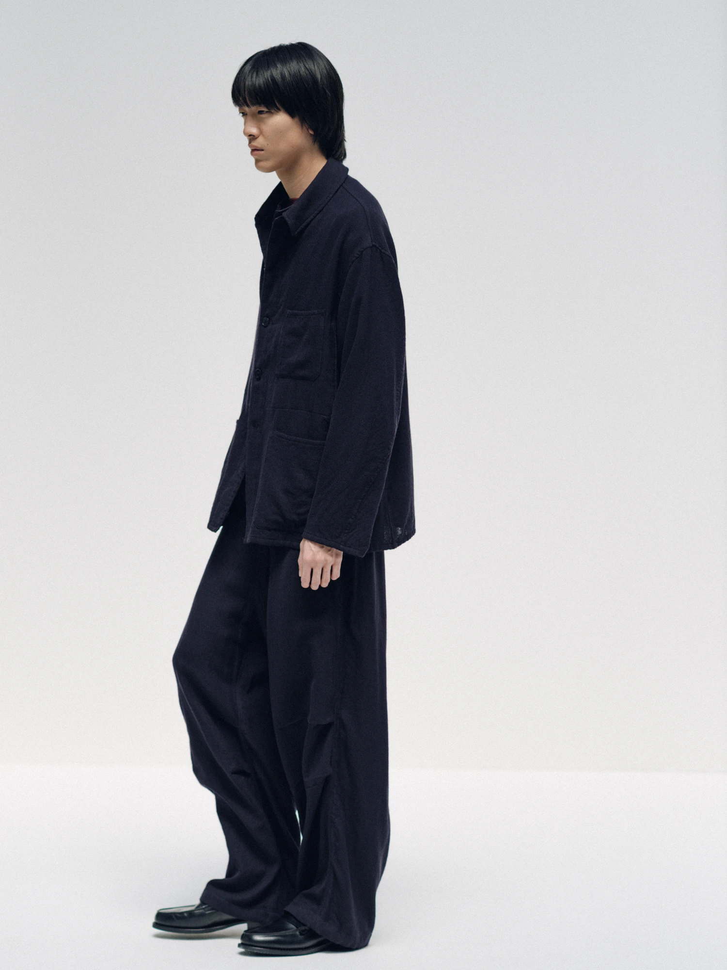 Wool Gauze Work Shirt Jacket | OUTER WEAR | KAPTAIN SUNSHINE