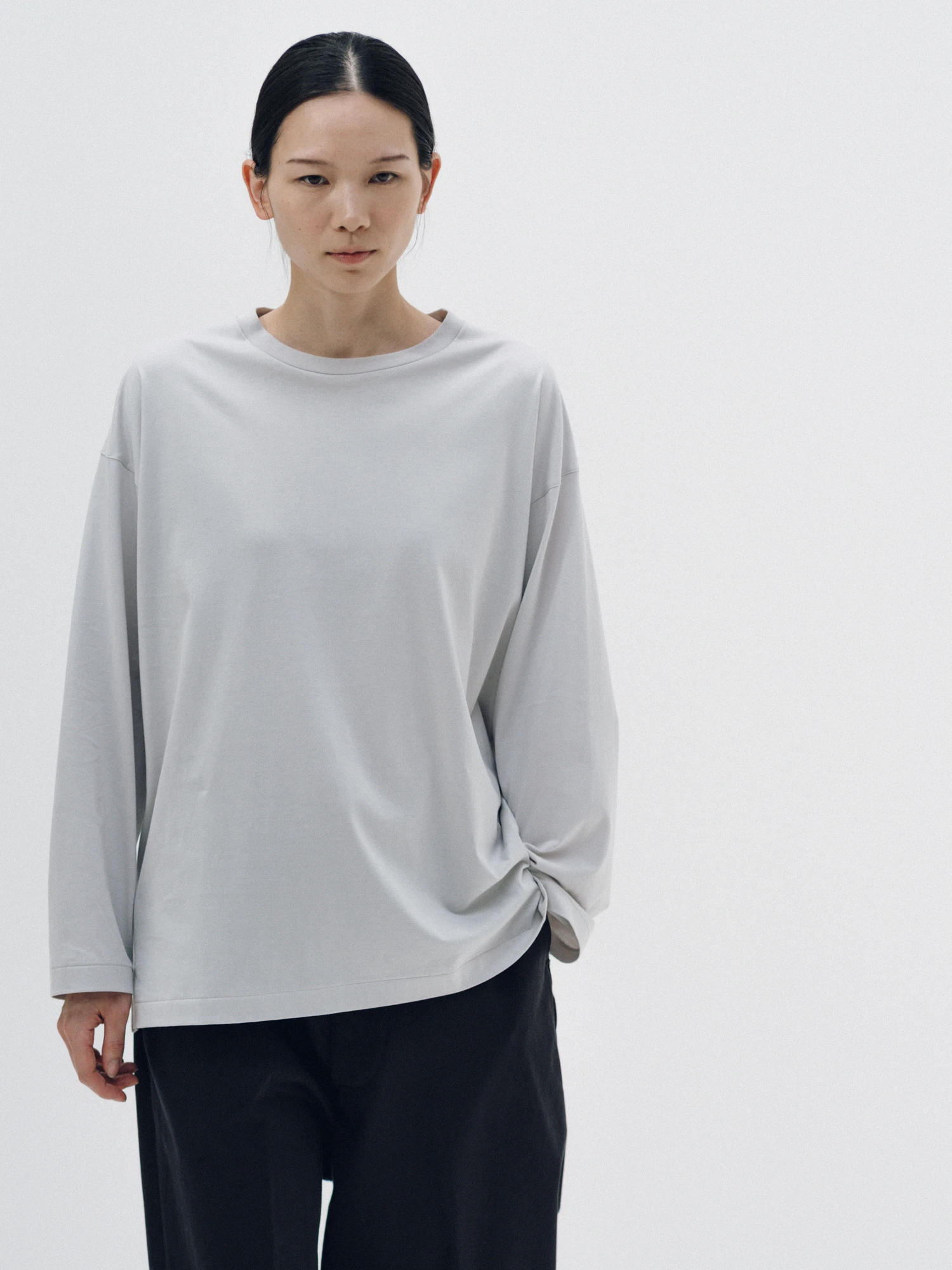 Suvin Cotton Suede Tenjiku L/S Tee | CUTSEW | KAPTAIN SUNSHINE