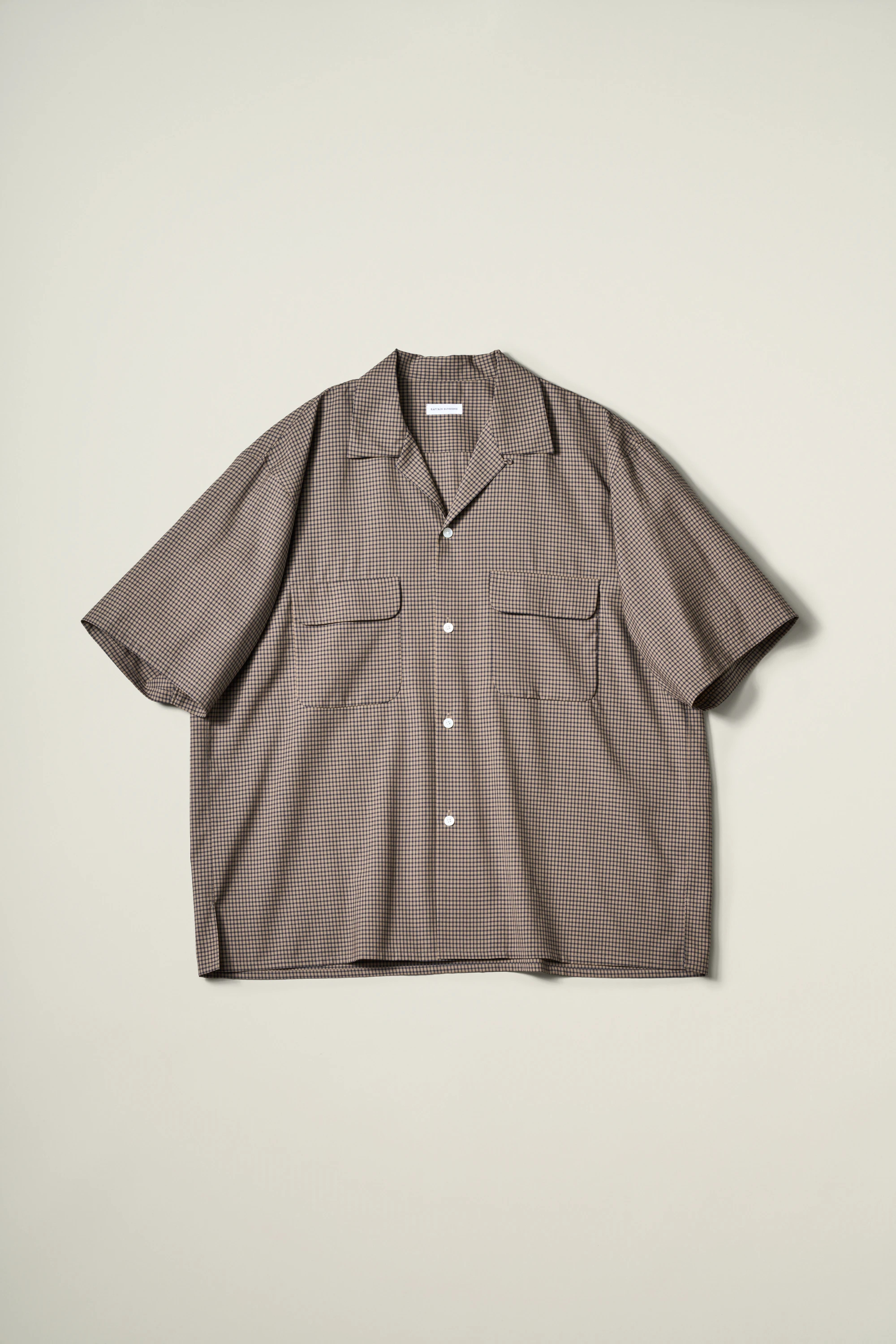 Summer Wool Open Collar SS Shirt | SHIRTS | KAPTAIN SUNSHINE