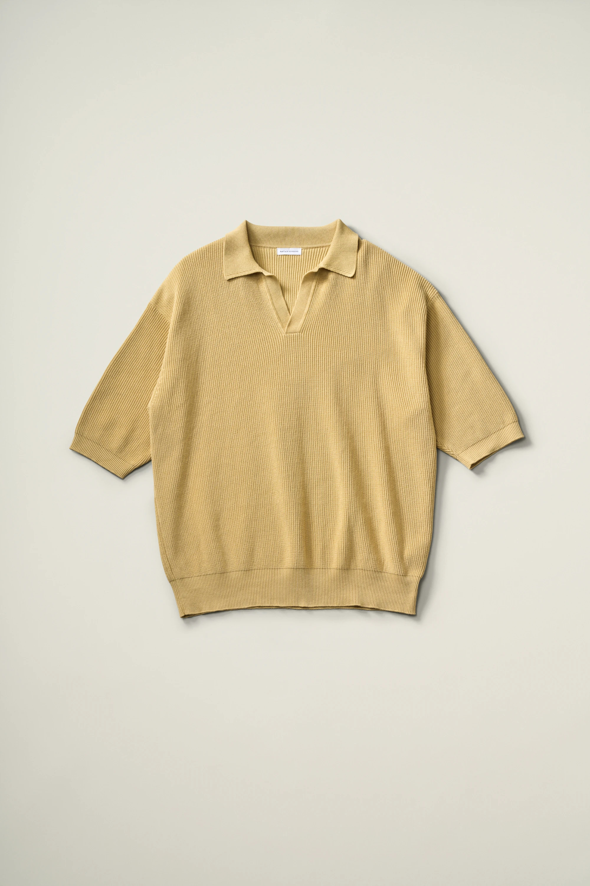Cotton Rib Knit Skipper Shirt | KNIT | KAPTAIN SUNSHINE ONLINE STORE