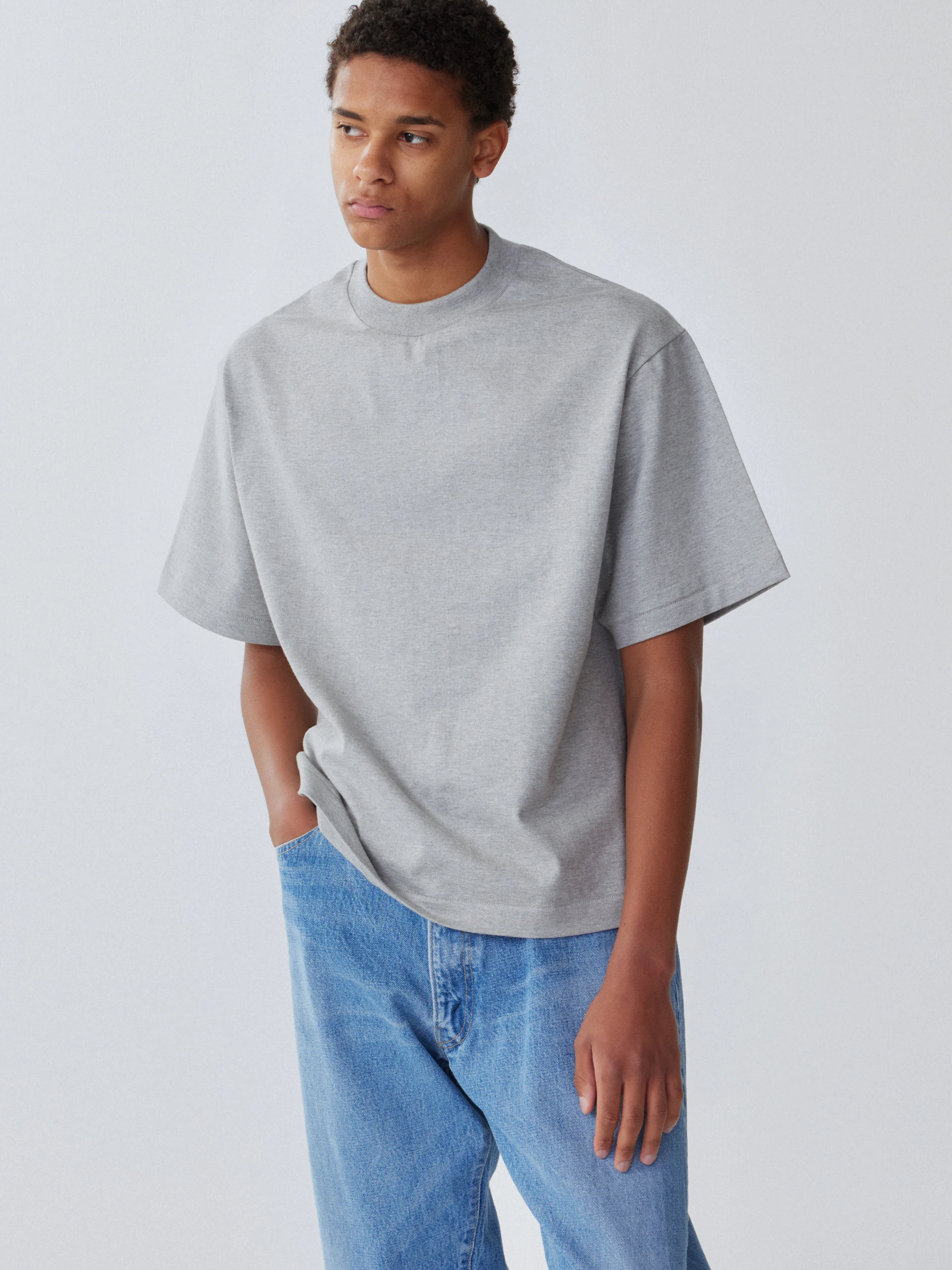 Suvin Supima Tube Halfsleeve Tee Heavy