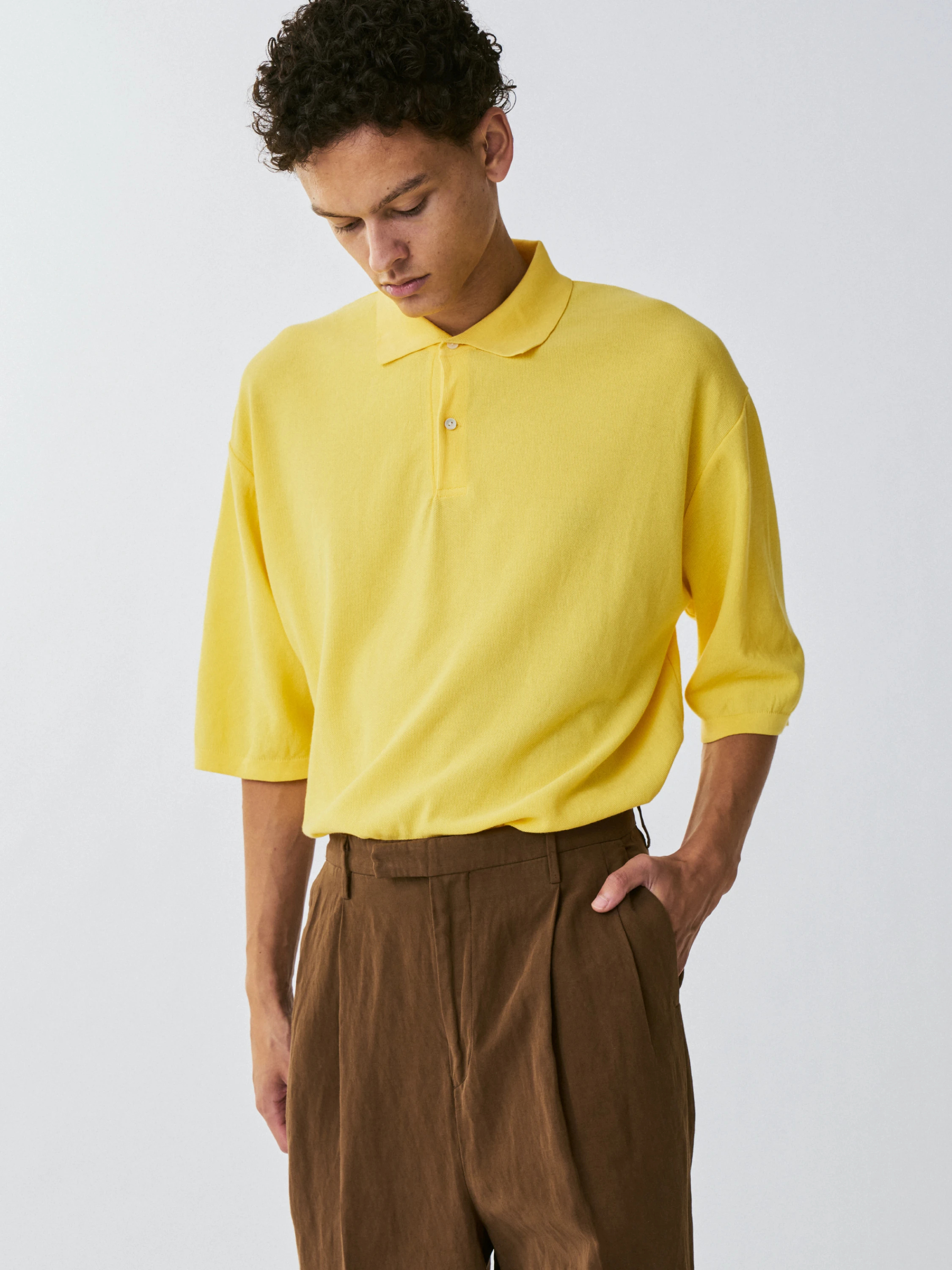 KAPTAIN SUNSHINE Knit Polo Shirt - ポロシャツ