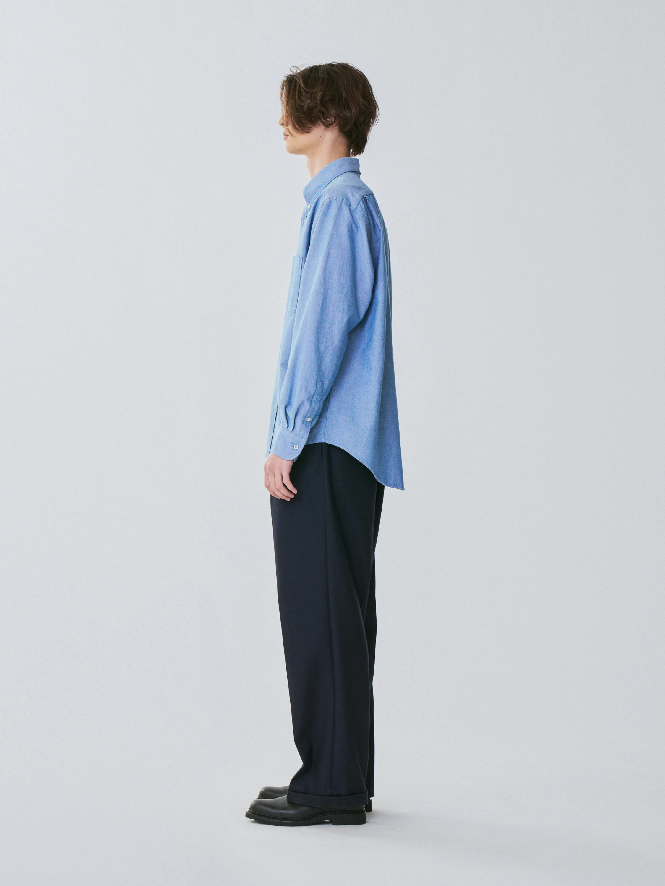 Finx Dungarees Polocollar Shirt | SHIRTS | KAPTAIN SUNSHINE ONLINE