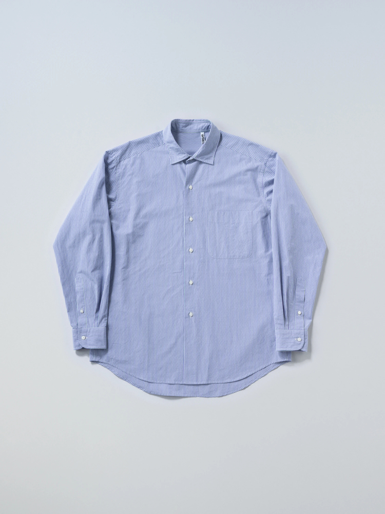 Cotton Semi Spread Collar Shirt