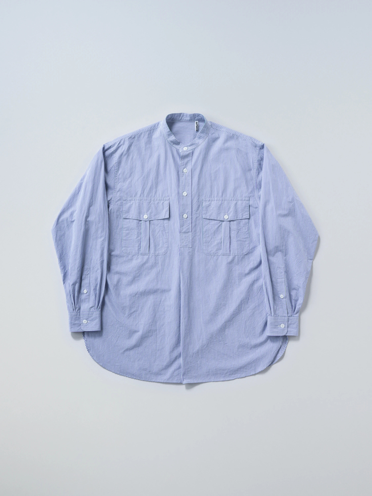 Cotton Pullover Standcollar Shirt | SHIRTS | KAPTAIN SUNSHINE ONLINE STORE