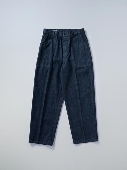 Namu Shop - Kaptain Sunshine 5P Zipper Front Denim Pants - Indigo One Wash