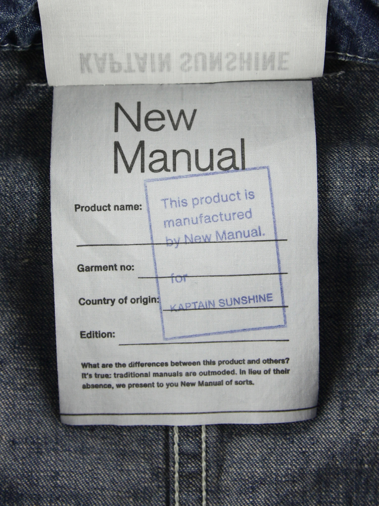 Denim Chore Jacket with New Manual