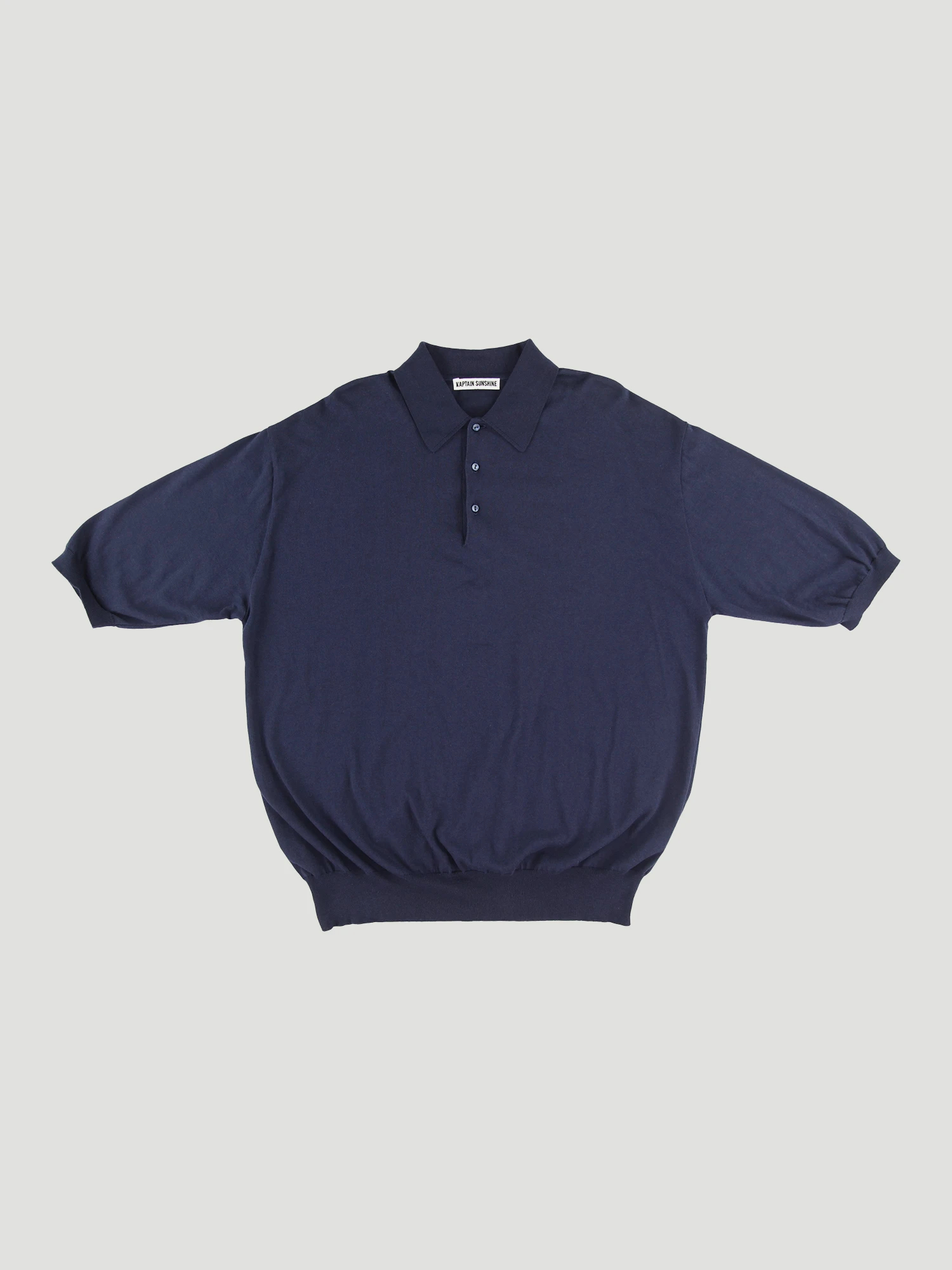 Cotton Knit Poloshirt | KNIT | KAPTAIN SUNSHINE ONLINE STORE