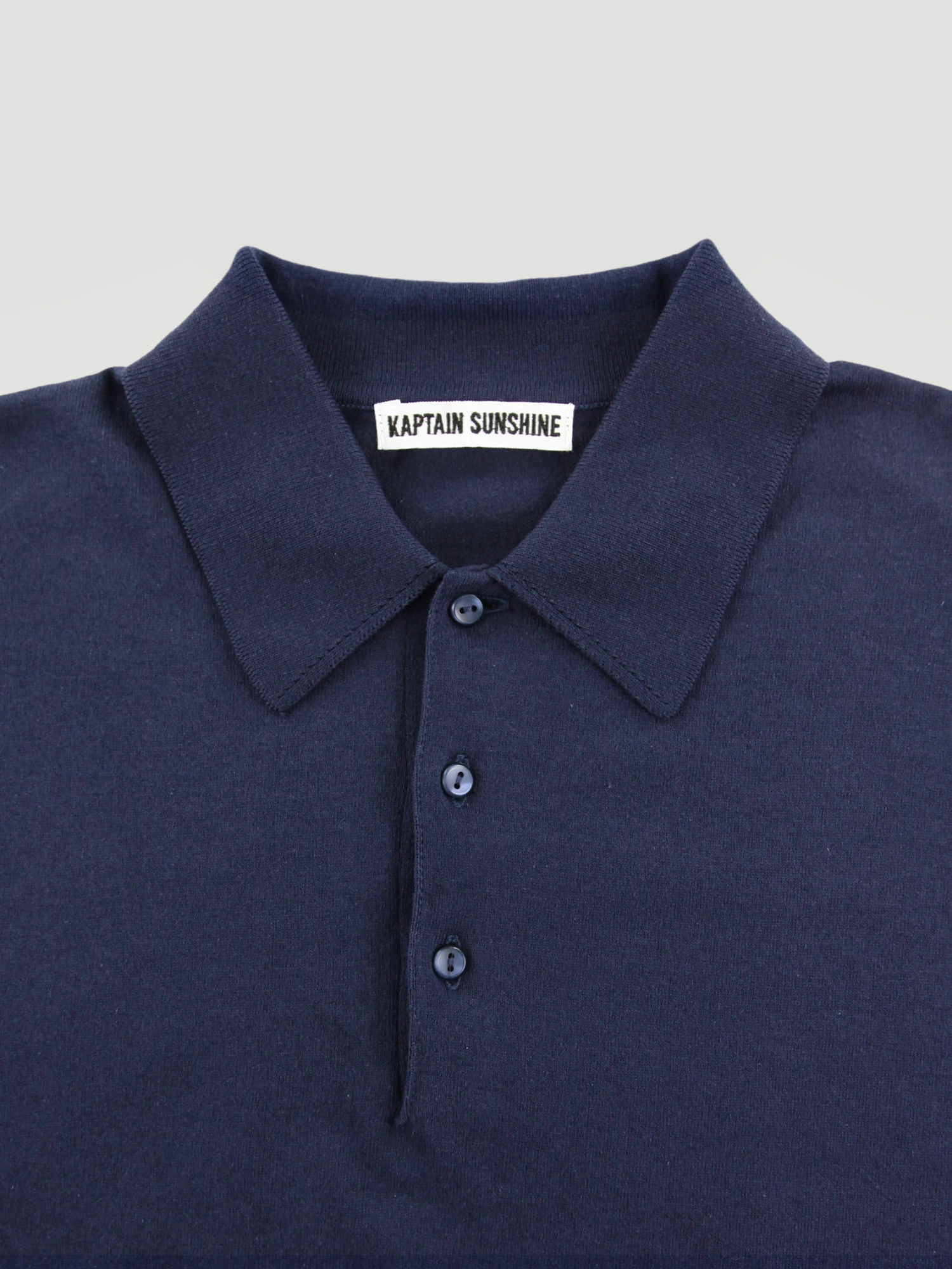 KAPTAIN SUSHINE ニットポロ KAPTAIN SUNSHINE｜Cotton Knit Poloshirt KS25SKN06 高級