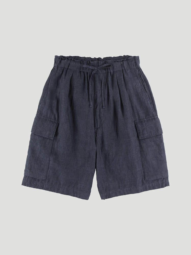 KAPTAN SUNSHINE(キャプテンサンシャイン) 黒ショートパンツ 32 美品 キャプテンサンシャイン ショーツ 32 黒(Cargo Shorts