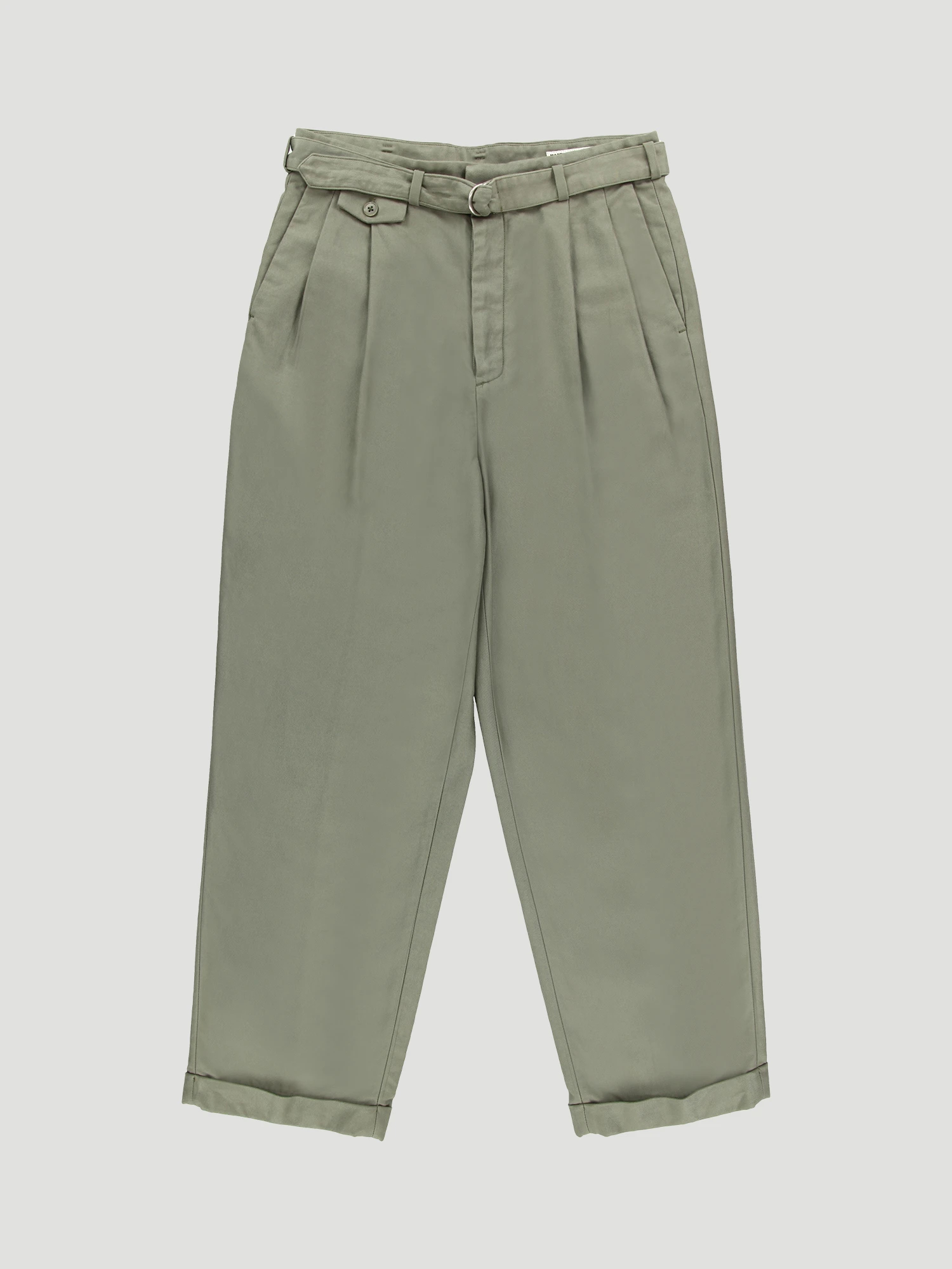 キャプテンサンシャイン Riviera Trousers 玉虫カーキ 32 KAPTAIN SUNSHINE (キャプテンサンシャイン) Wide Over Pants