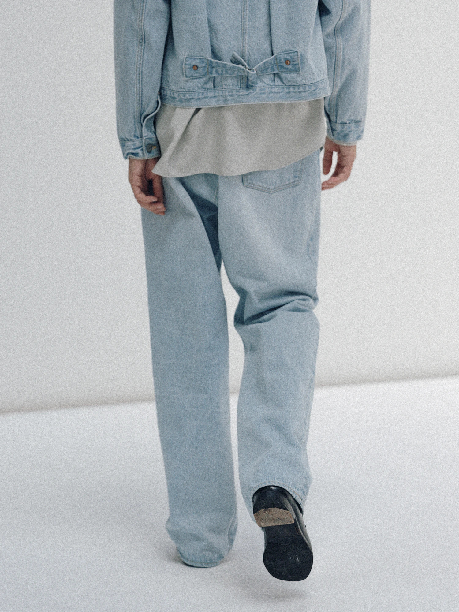【めがね】『Denim Tracker 1P Jacket』 Denim Tracker 1P Jacket (Indigo Ice Wash) | EUREKA FACTORY