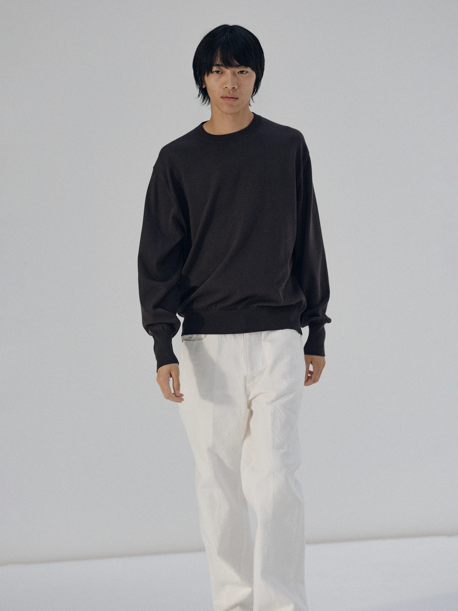 【送料&関税込】Maison KitsunAC Cotton Crew-neck Sweatshirt 送料&関税込】Maison KitsunAC Sweatshirt In Grey Cotton