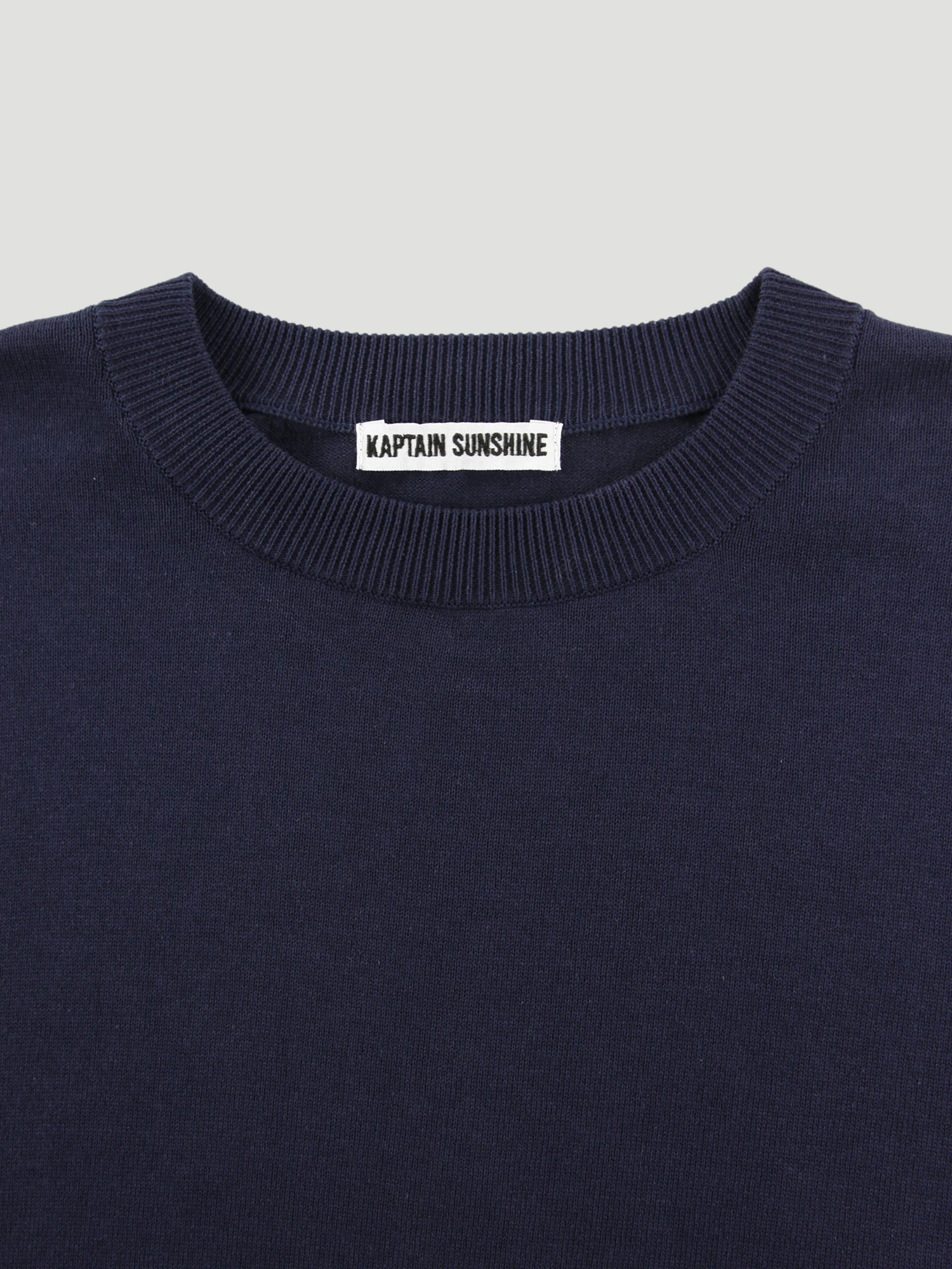 Cotton Knit Crewneck Pullover | KNIT | KAPTAIN SUNSHINE