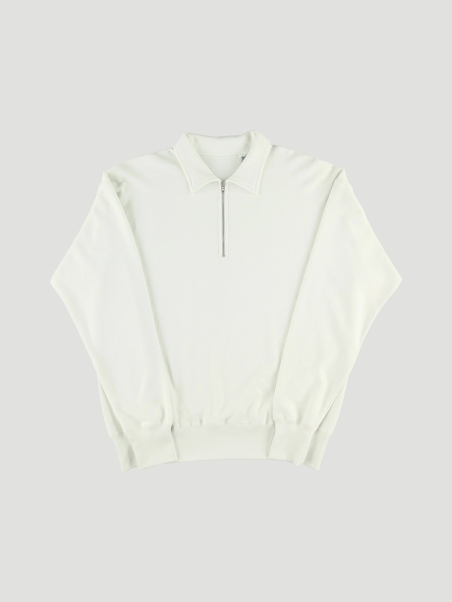 [  ]★韓国人気★SPORTS NYLON WOVEN SWEATSHIRT UNI Recycled suvin urake | Half zip pullover | Top gray