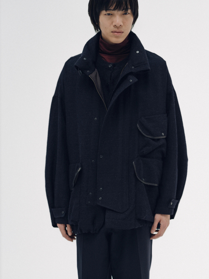 ジャケット・アウター KAPTAINSUNSHINE Packable SkiParka black Kaptain Sunshine キャプテンサンシャイン/KAPTAIN SUNSHINE