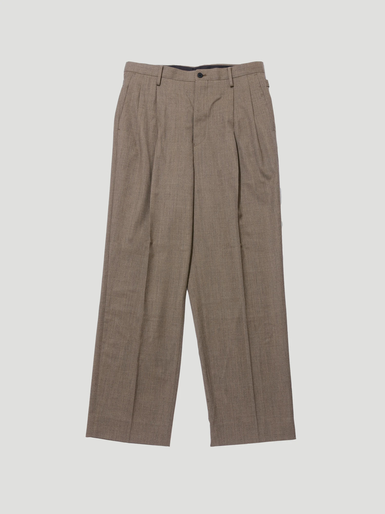 【KAPTAIN SUNSHINE】D Slacks BRN 34 KAPTAIN SUNSHINE D Slacks Straight-Leg Suvin Cotton-Corduroy