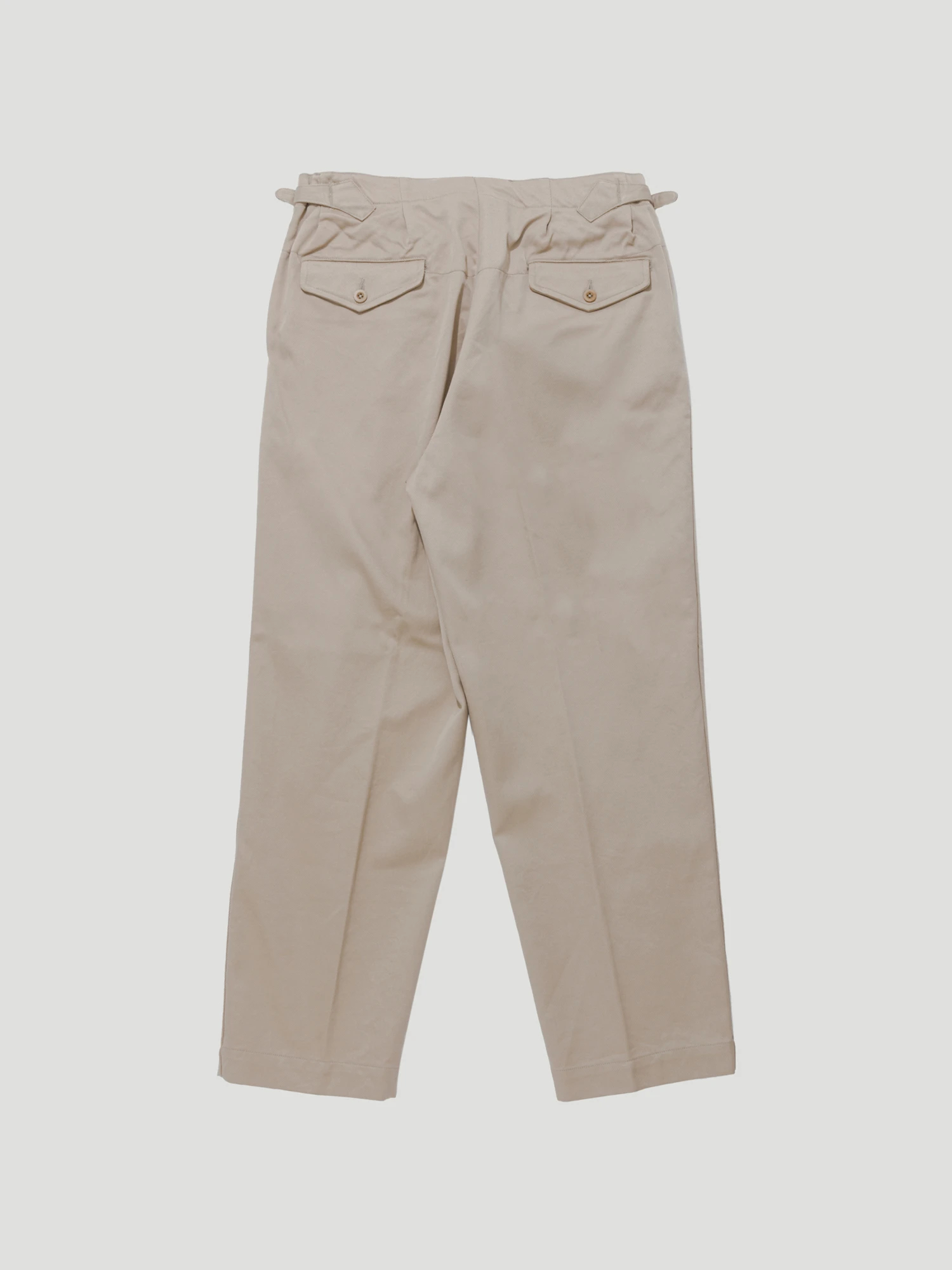 【KAPTAIN SUNSHIN】Gurkha Trousers Kaptain Sunshine Gurkha pants in warm grey cotton linen