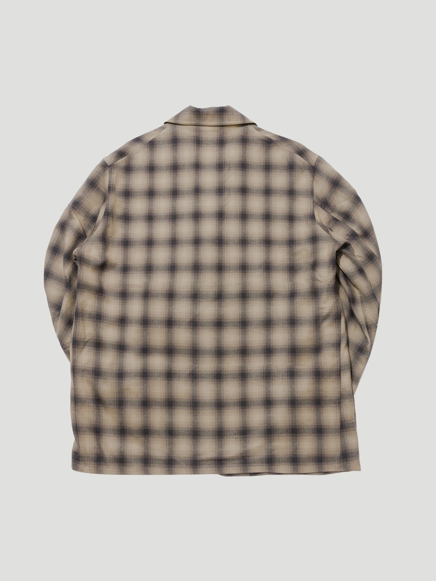 4.9万KAPTAIN SUNSHINE ウールオンブレチェックシャツ サイズ4 KAPTAIN