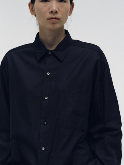 KAPTAIN SUNSHINE シャツ　ブラック KAPTAIN SUNSHINE Big Silhouette Tee [BLACK] - Fresh Service