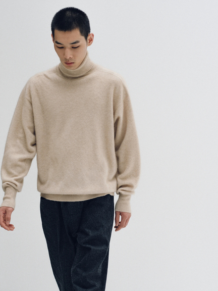 14 Micron Wool Backpile Knit P/O Hoody | KNIT | KAPTAIN SUNSHINE