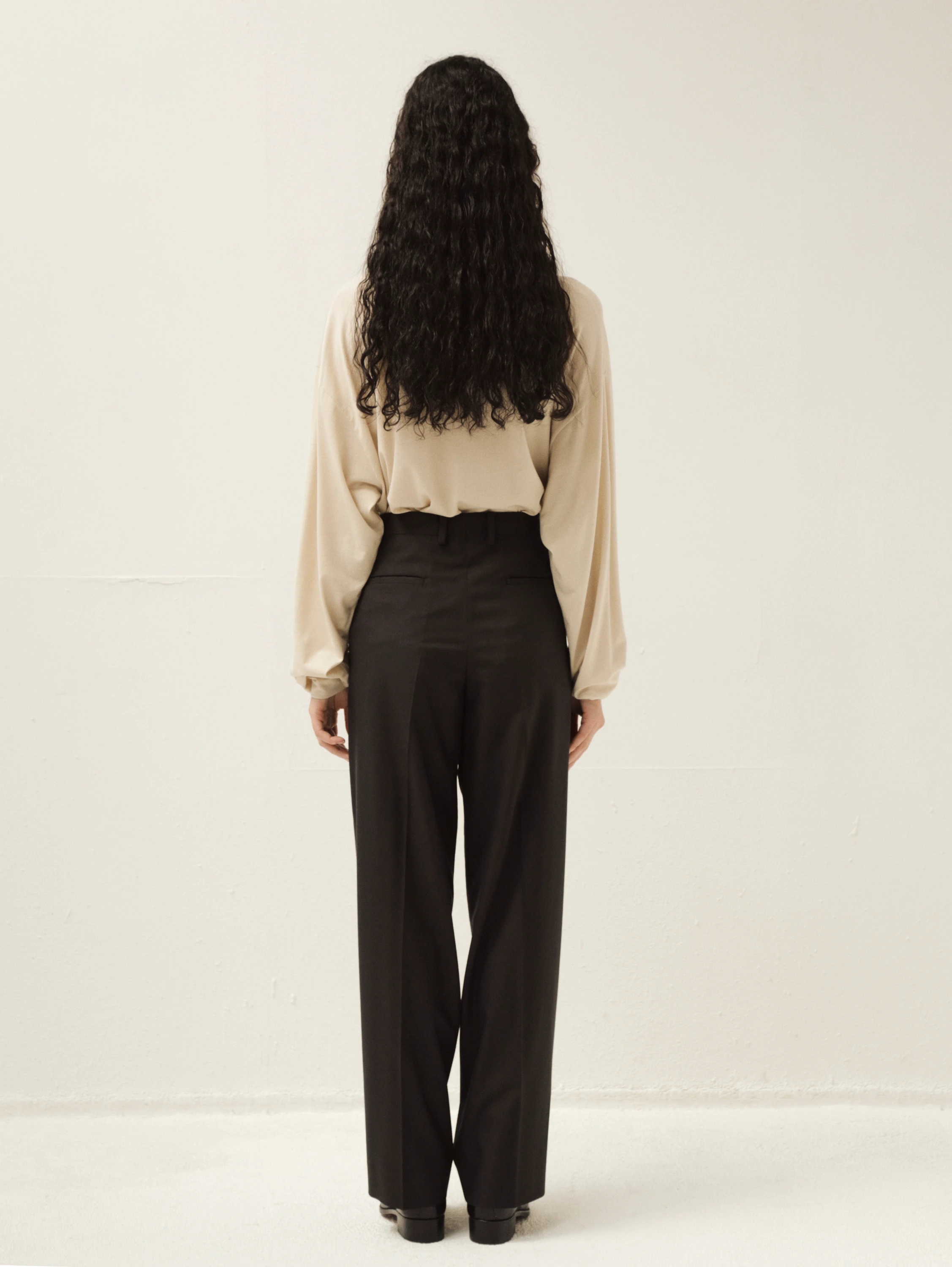 KAPTAIN SUNSHINE(キャプテンサンシャイン) |Wool Poplin Neutral Slacks