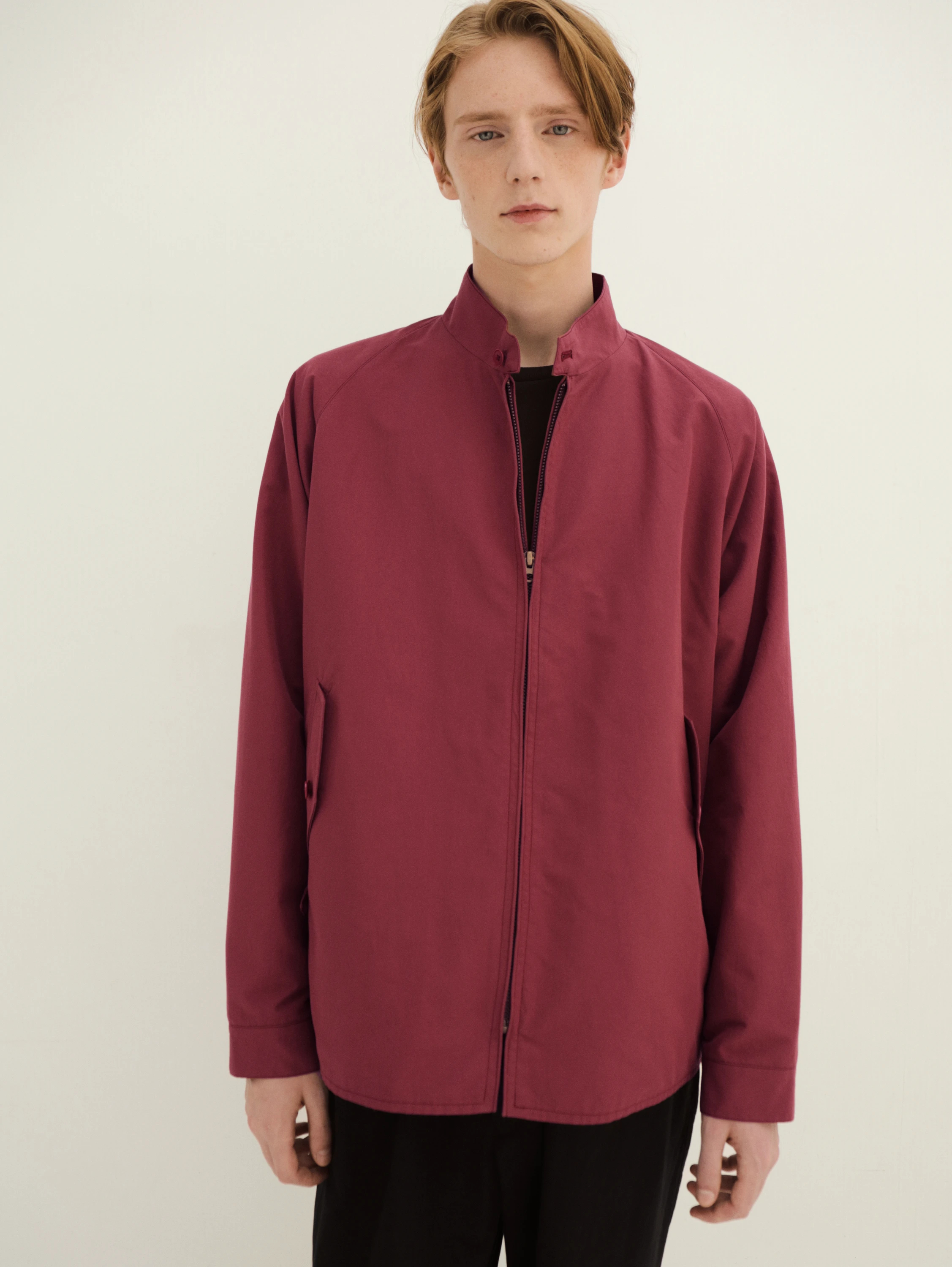 Cotton Silk Stand Collar Jacket | OUTER WEAR | KAPTAIN SUNSHINE