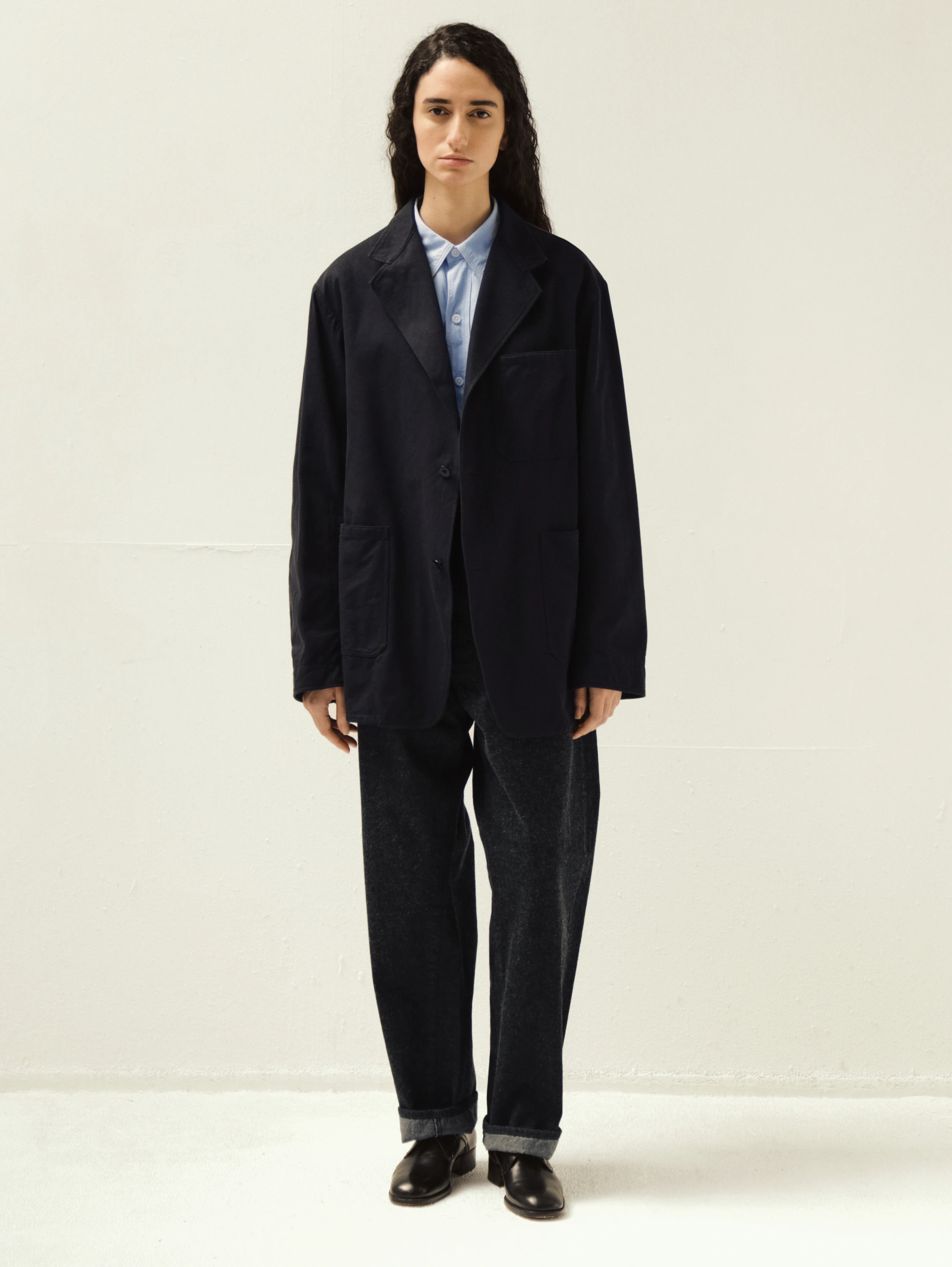 Cotton Drill Square Jacket | OUTER WEAR | KAPTAIN SUNSHINE ONLINE