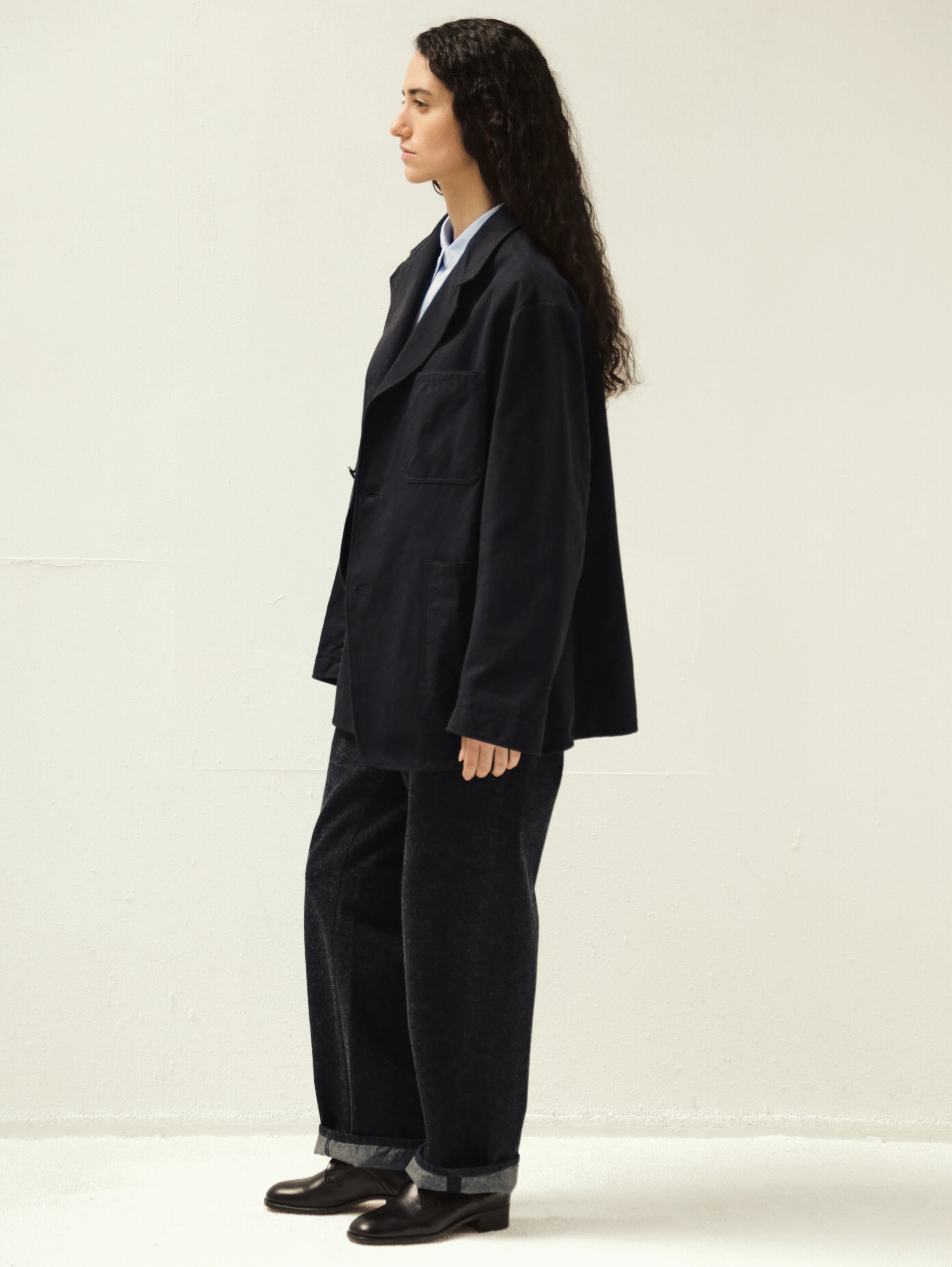 Cotton Drill Square Jacket | OUTER WEAR | KAPTAIN SUNSHINE ONLINE