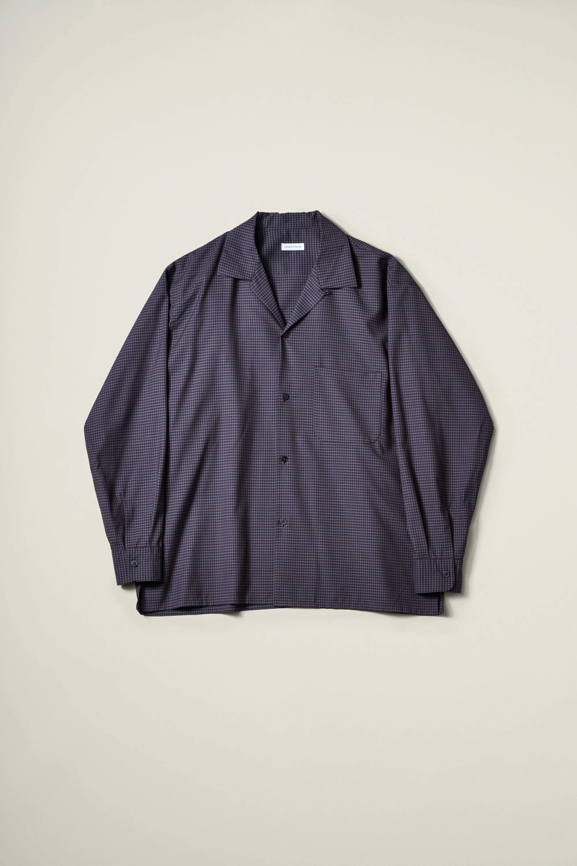KAPTAIN SUNSHINE(キャプテンサンシャイン) |Summer Wool Open Collar Shirt