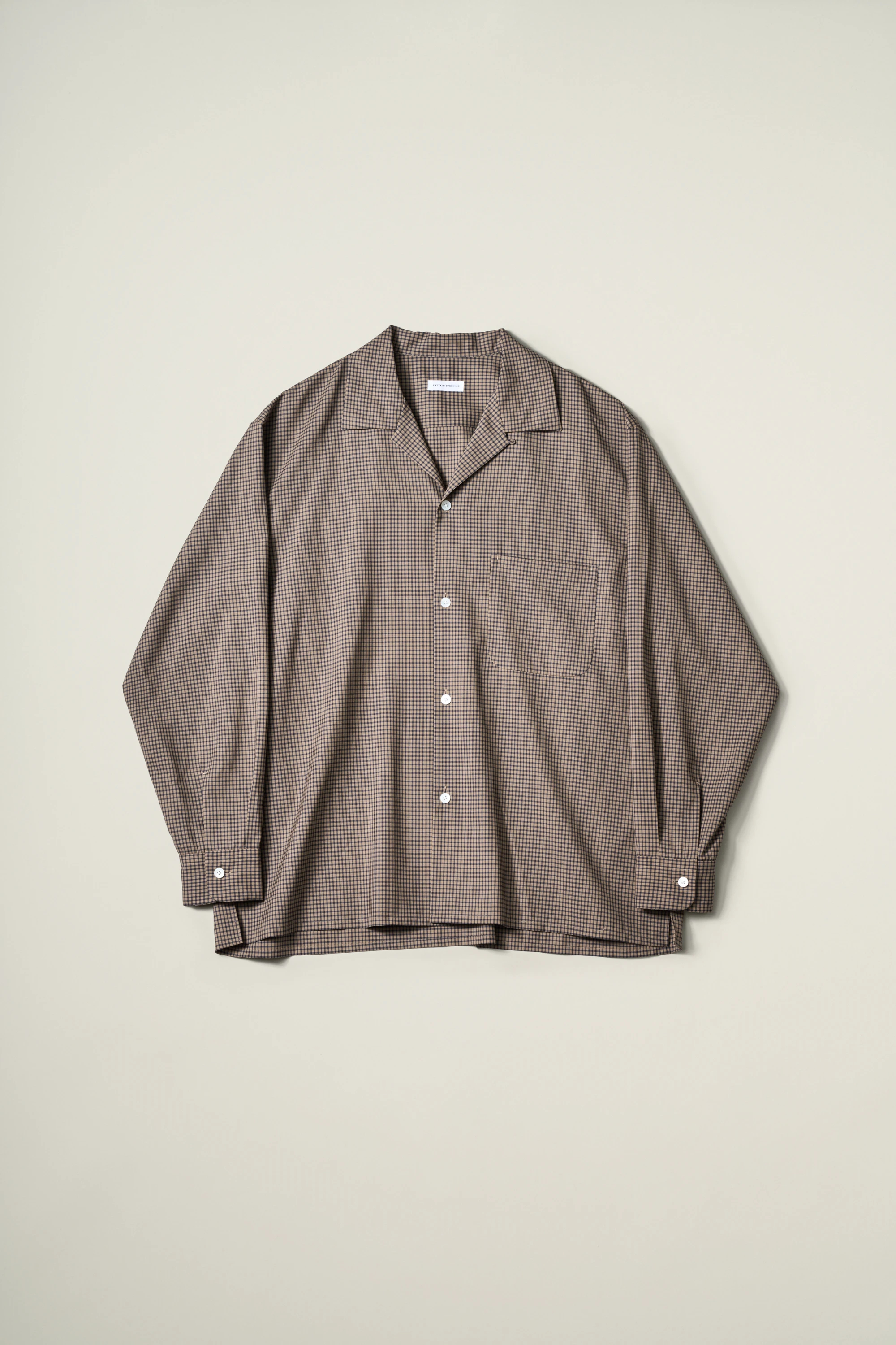 KAPTAIN SUNSHINE(キャプテンサンシャイン) |Summer Wool Open Collar Shirt