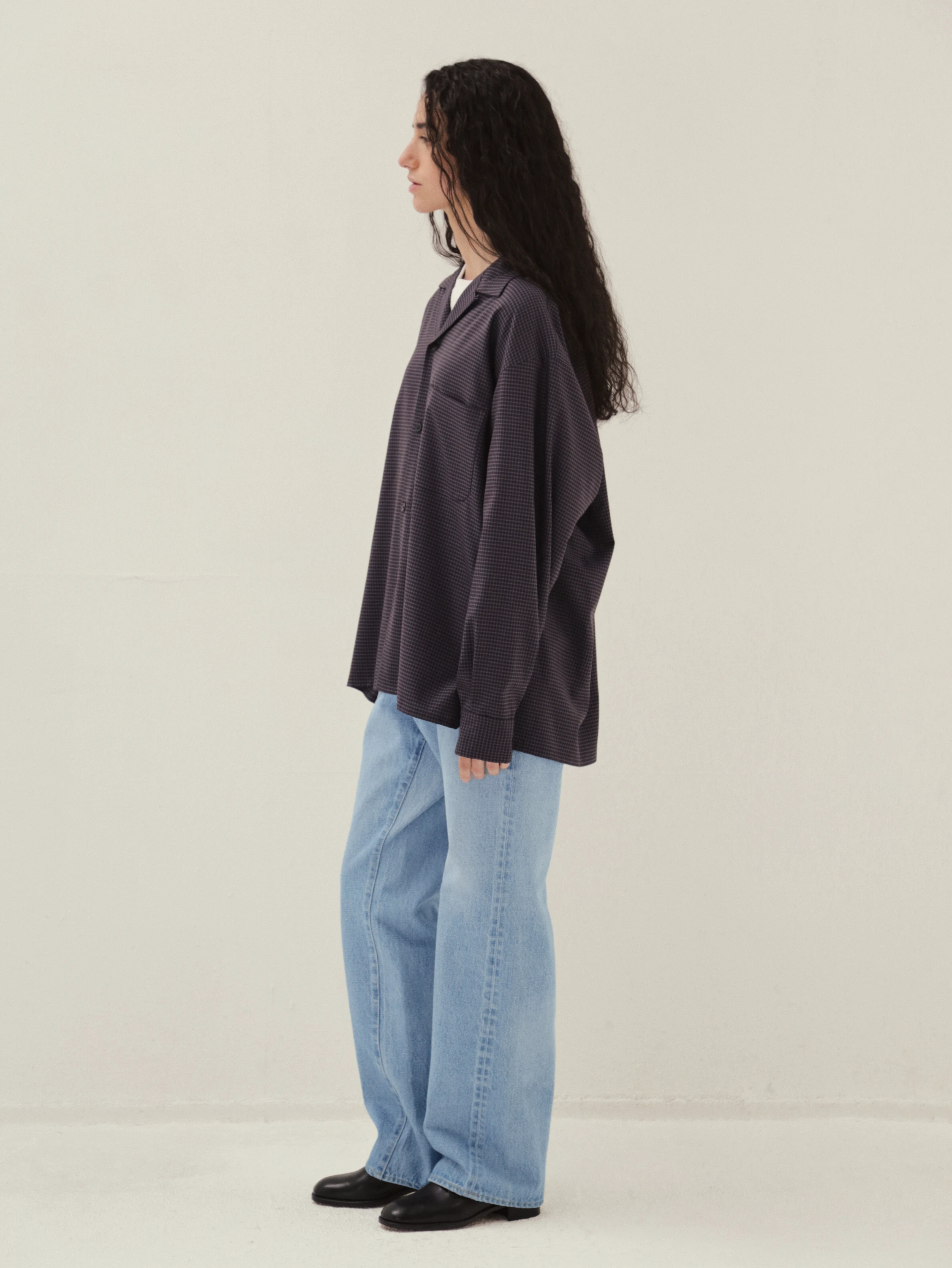 KAPTAIN SUNSHINE(キャプテンサンシャイン) |Summer Wool Open Collar Shirt