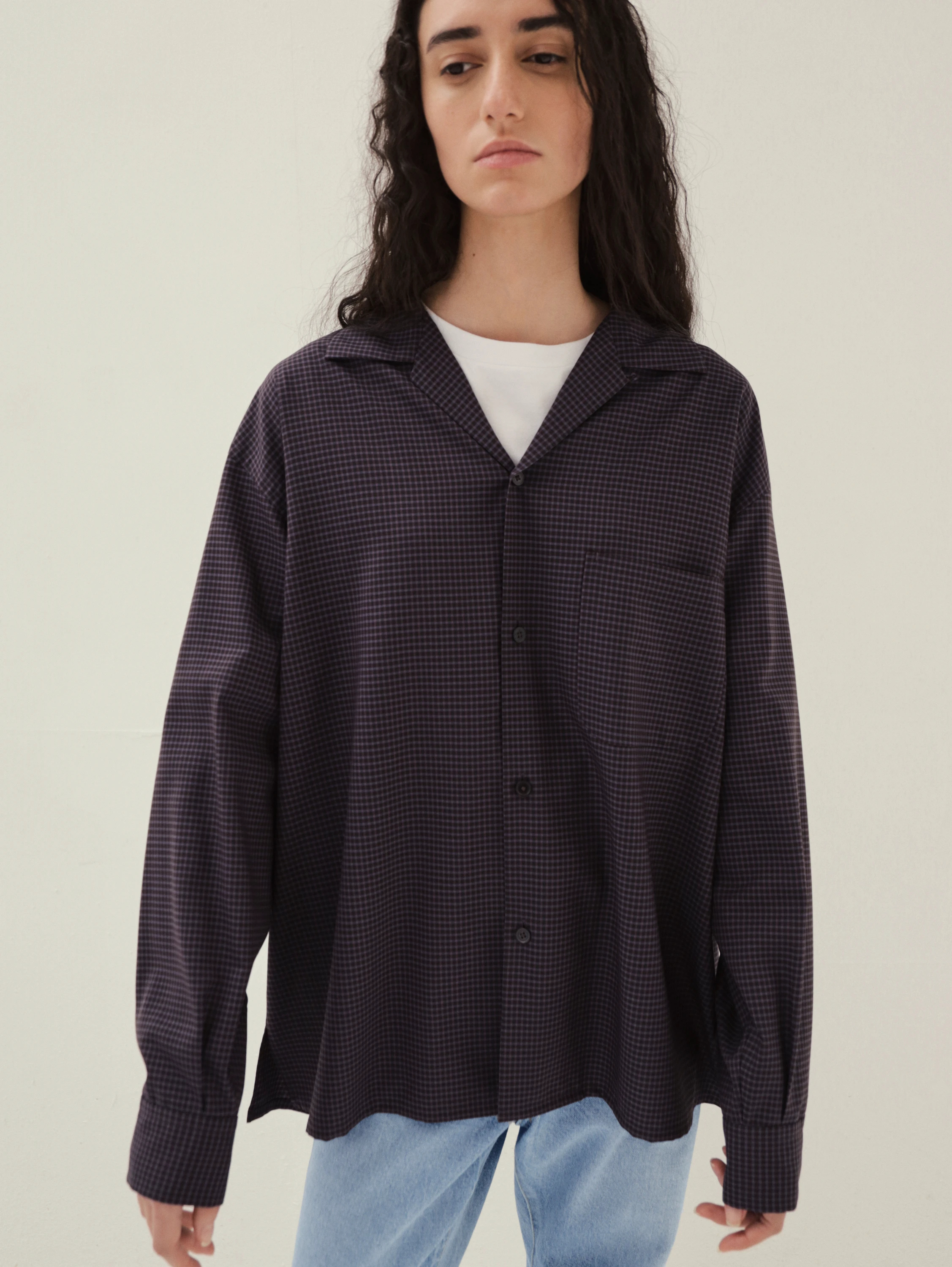 KAPTAIN SUNSHINE(キャプテンサンシャイン) |Summer Wool Open Collar Shirt