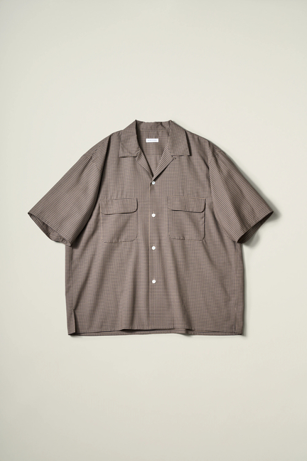 ウ*ん様 kaptain sunshine 40 Stand Collar Bl Summer Wool Open Collar Shirt | SHIRTS | KAPTAIN SUNSHINE ONLINE STORE