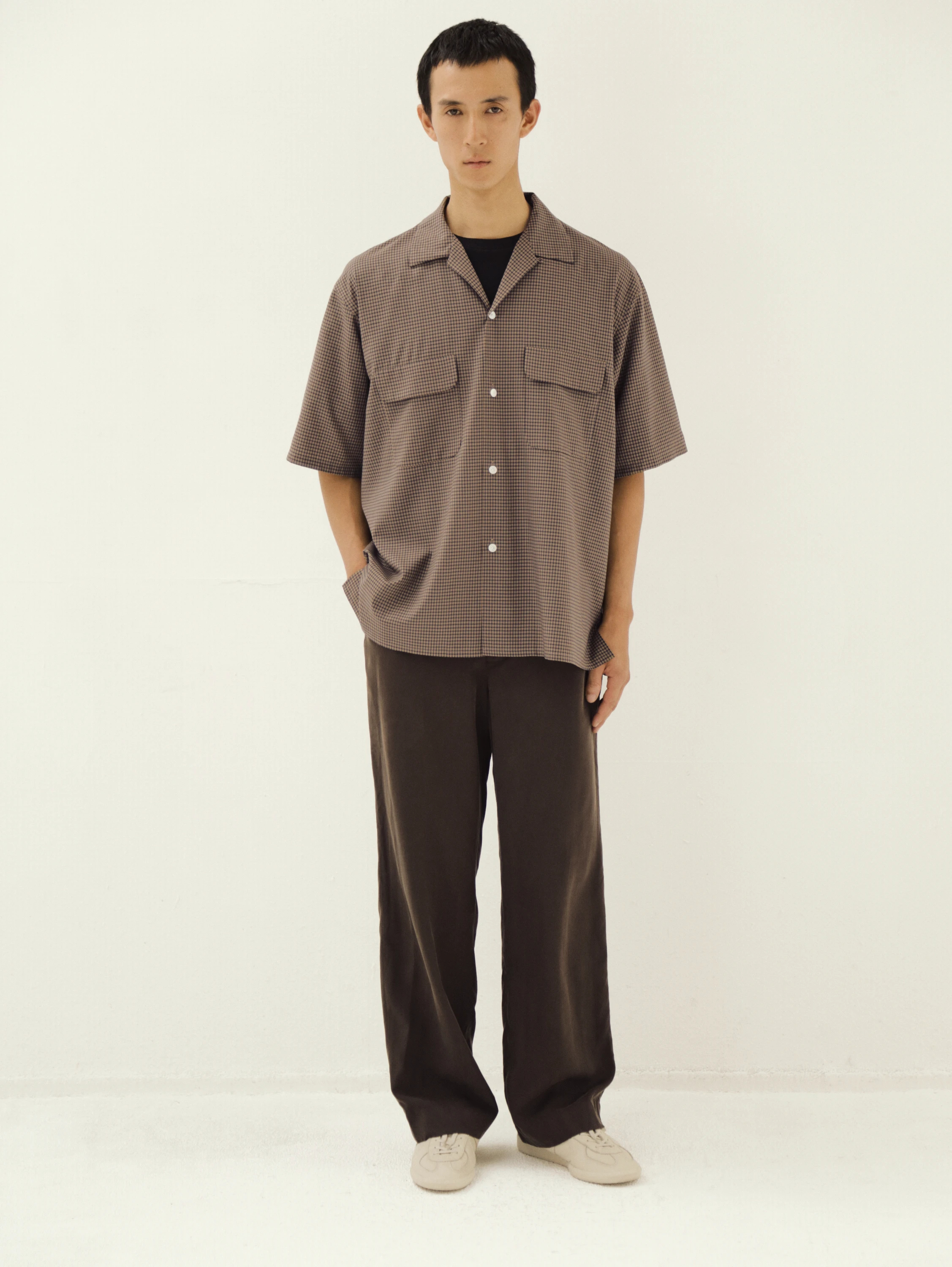 KAPTAIN SUNSHINE(キャプテンサンシャイン) |Summer Wool Open Collar SS Shirt