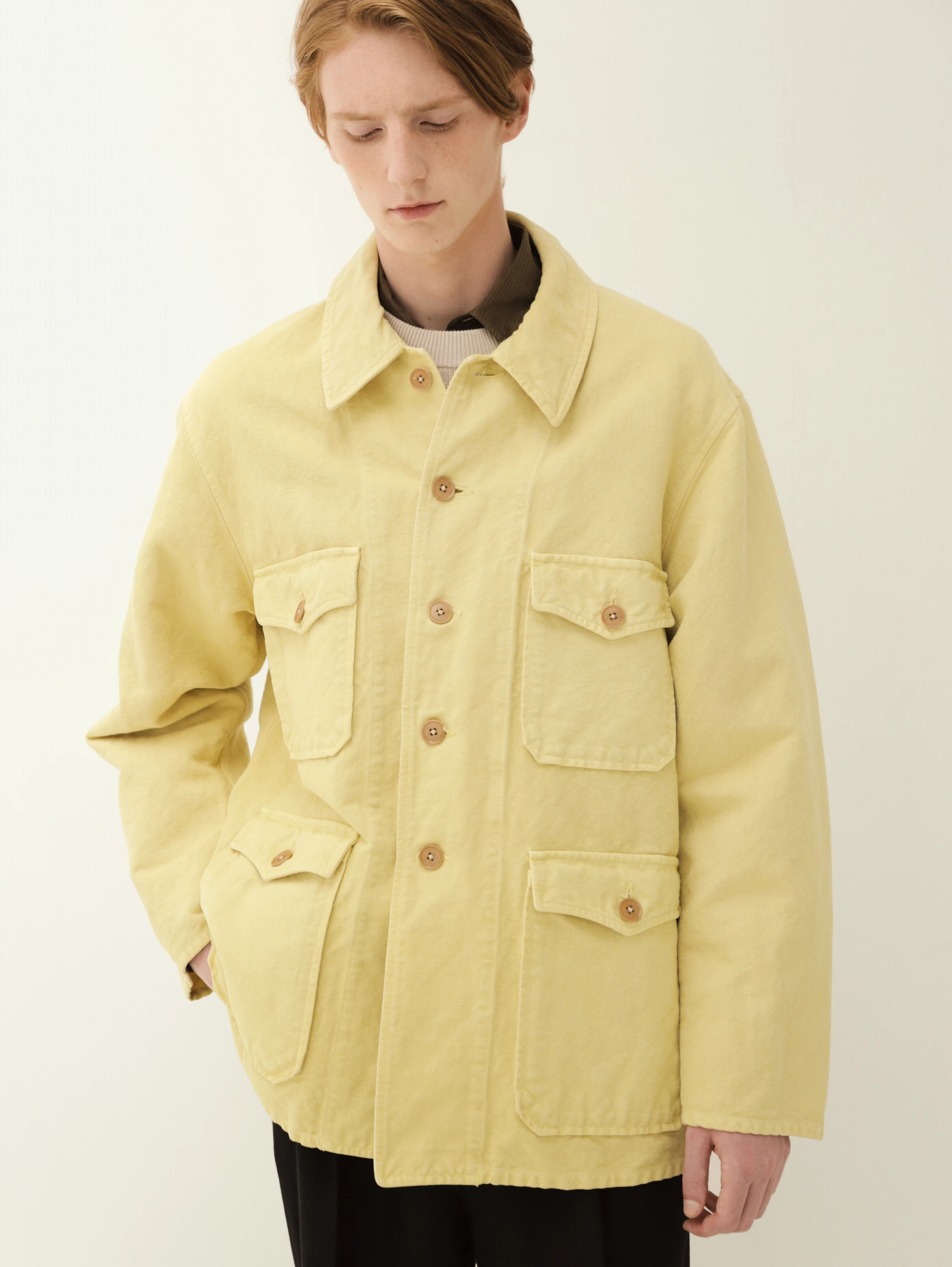ジャケット・アウター KAPTAINSUNSHINE Cotton Hemp Hunt Jacket4 KAPTAIN SUNSHINE(キャプテンサンシャイン) 26SS 
