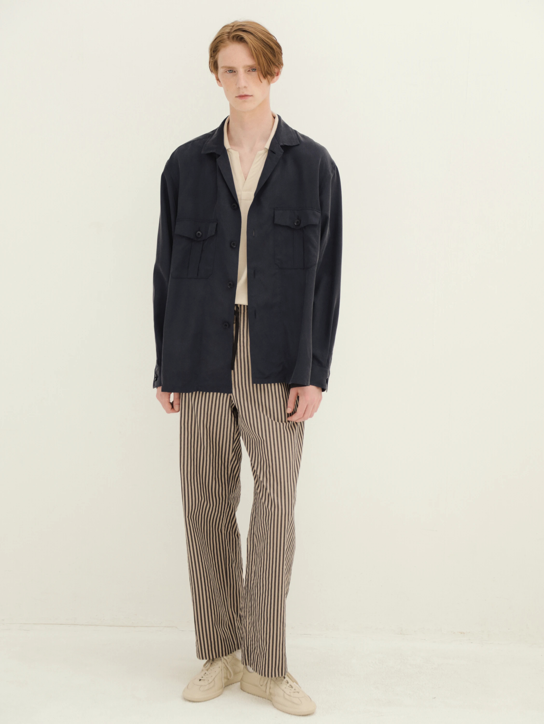 Silk Military Shirt Jacket | SHIRTS | KAPTAIN SUNSHINE ONLINE STORE