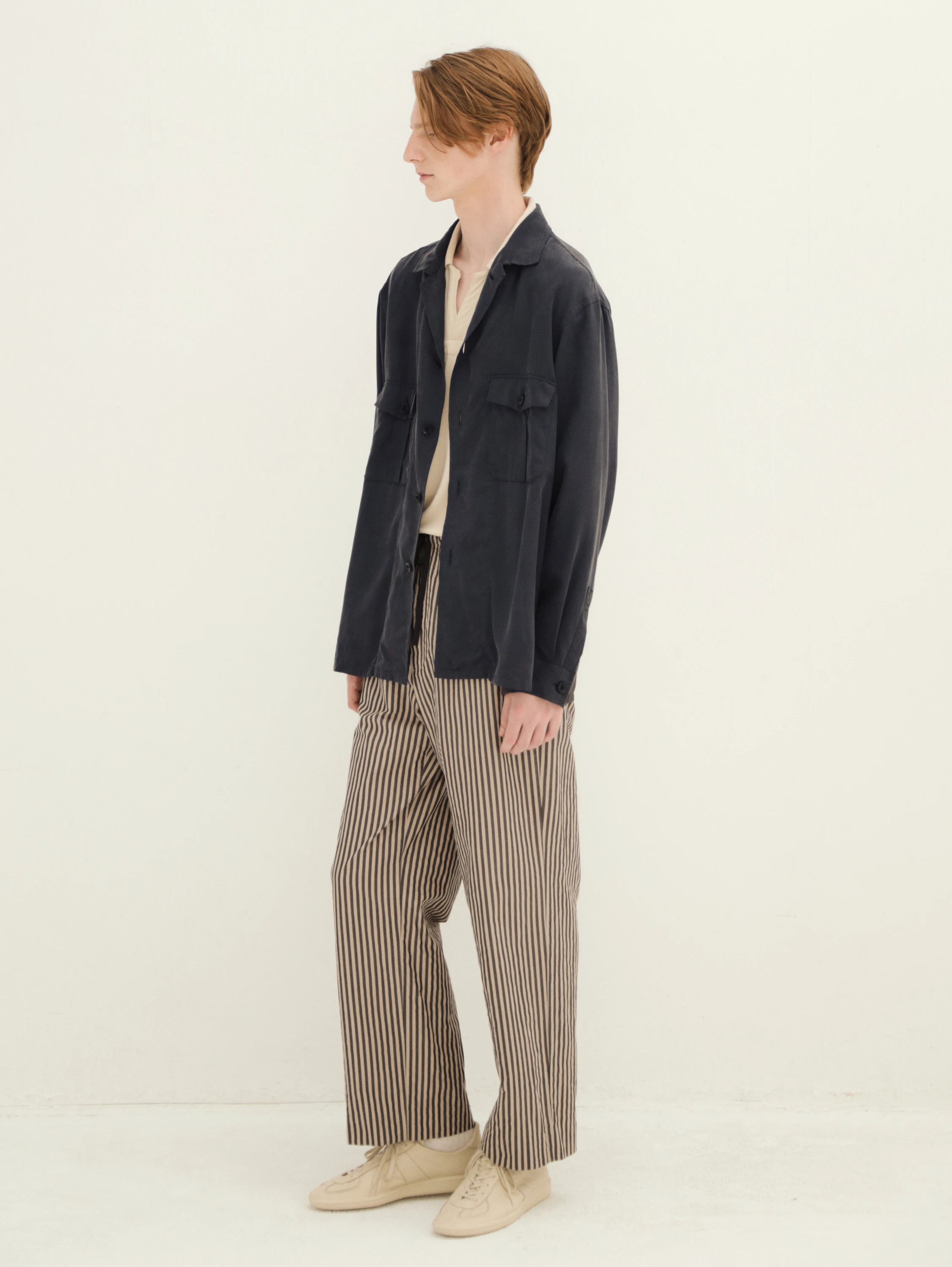 Silk Military Shirt Jacket | SHIRTS | KAPTAIN SUNSHINE ONLINE STORE