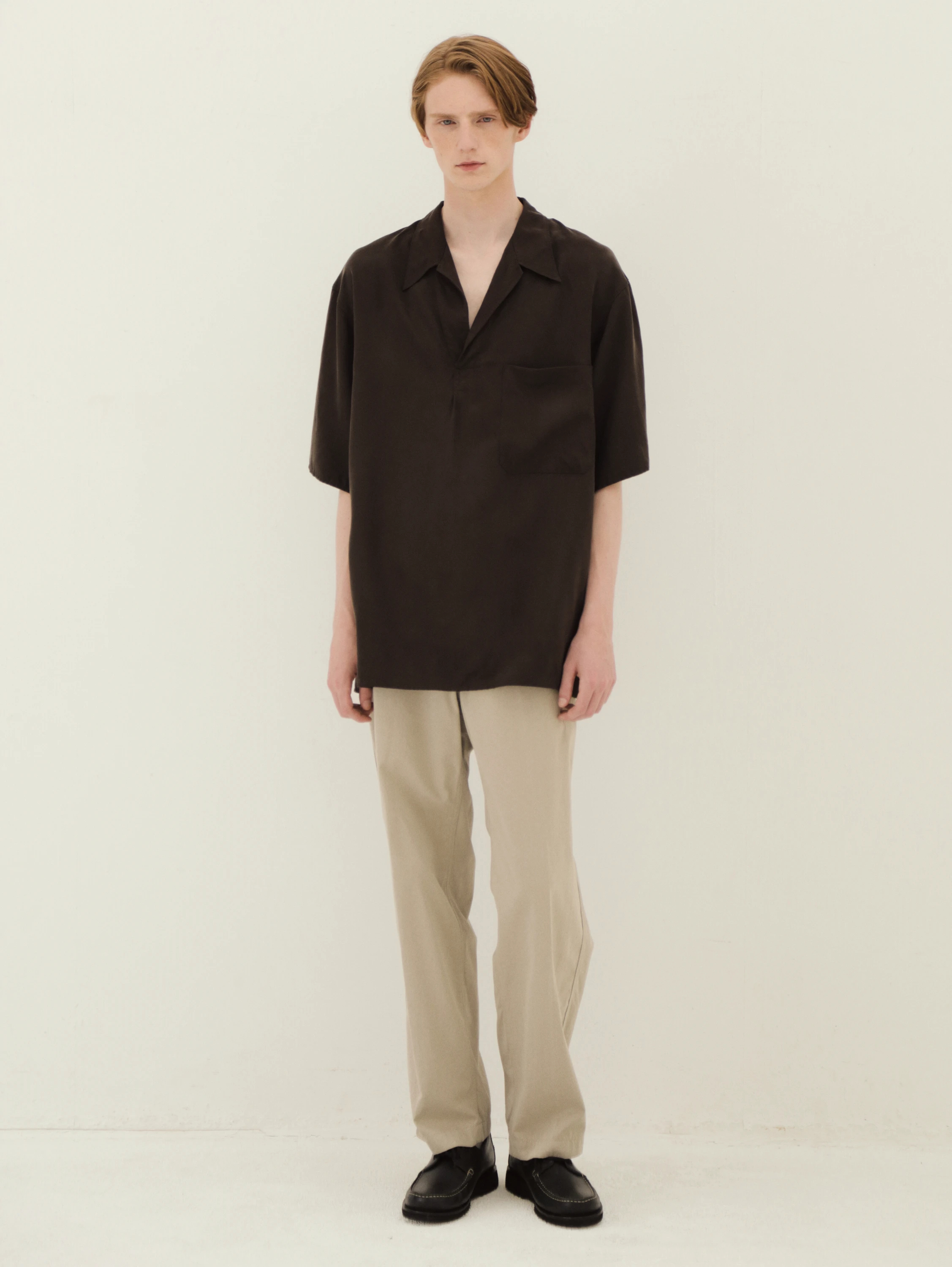 KAPTAIN SUNSHINE(キャプテンサンシャイン) |Silk Pullover SS Shirt