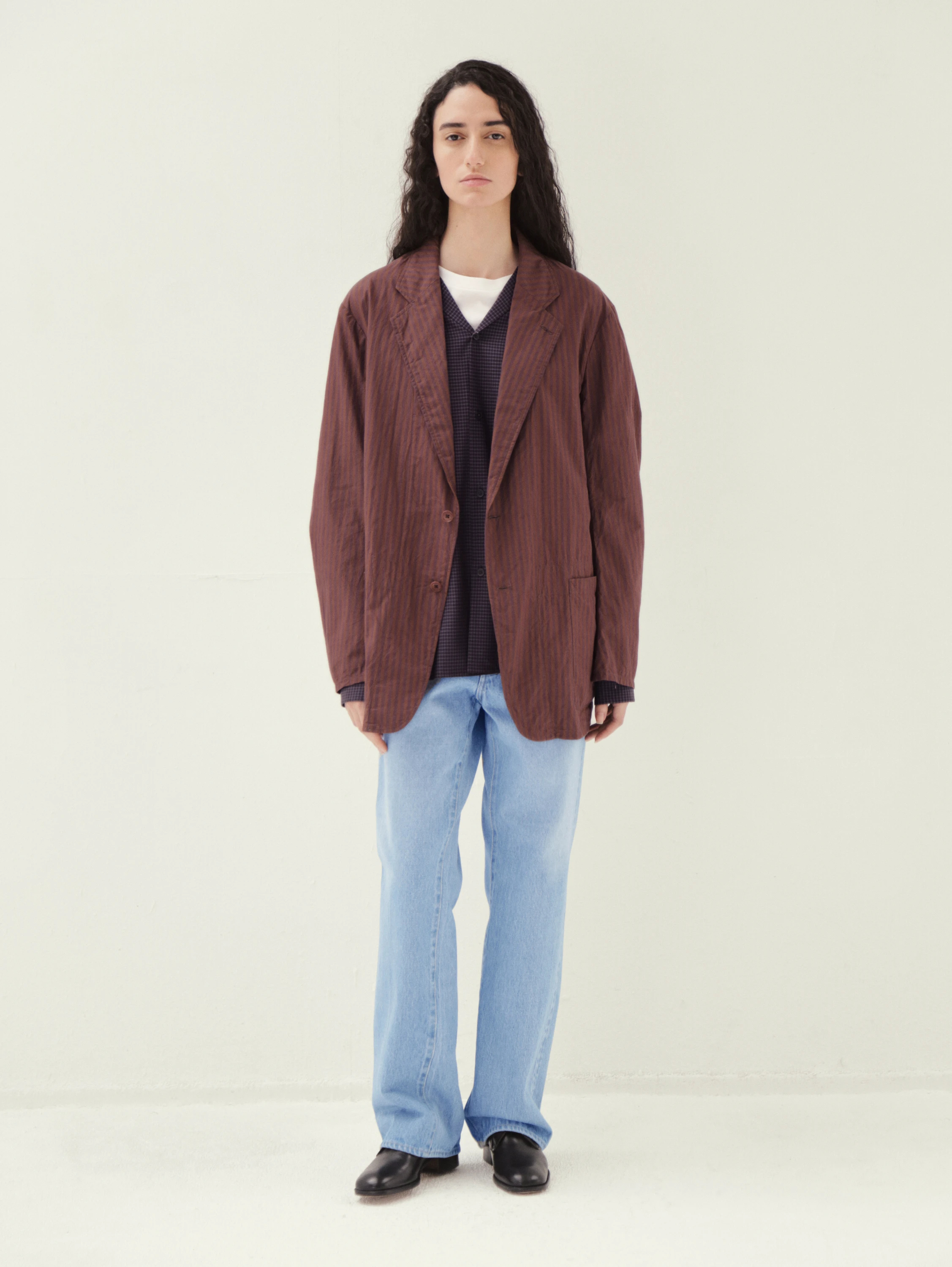 Bumpy Stripe Take Easy Jacket | OUTER WEAR | KAPTAIN SUNSHINE