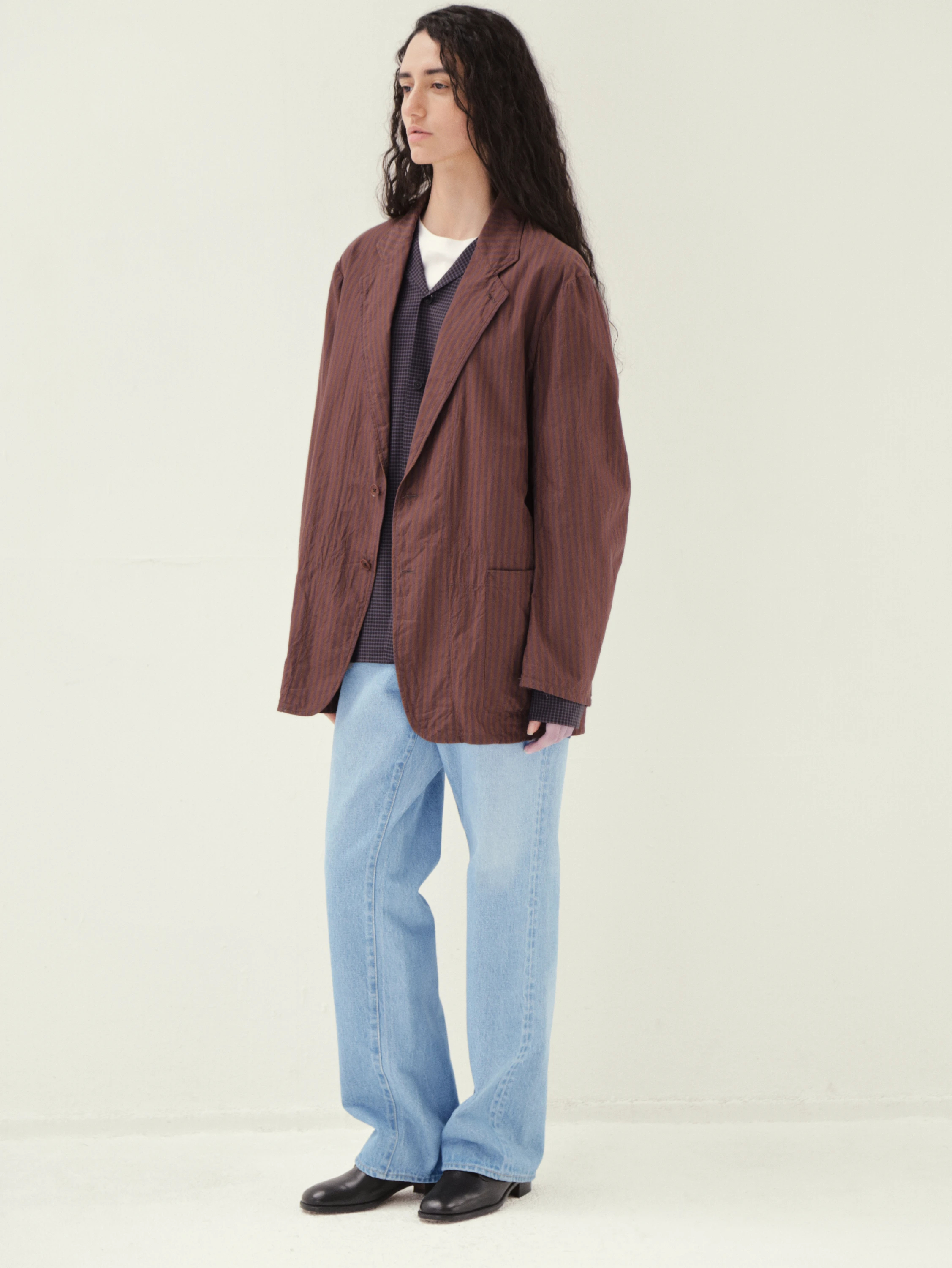 Bumpy Stripe Take Easy Jacket | OUTER WEAR | KAPTAIN SUNSHINE