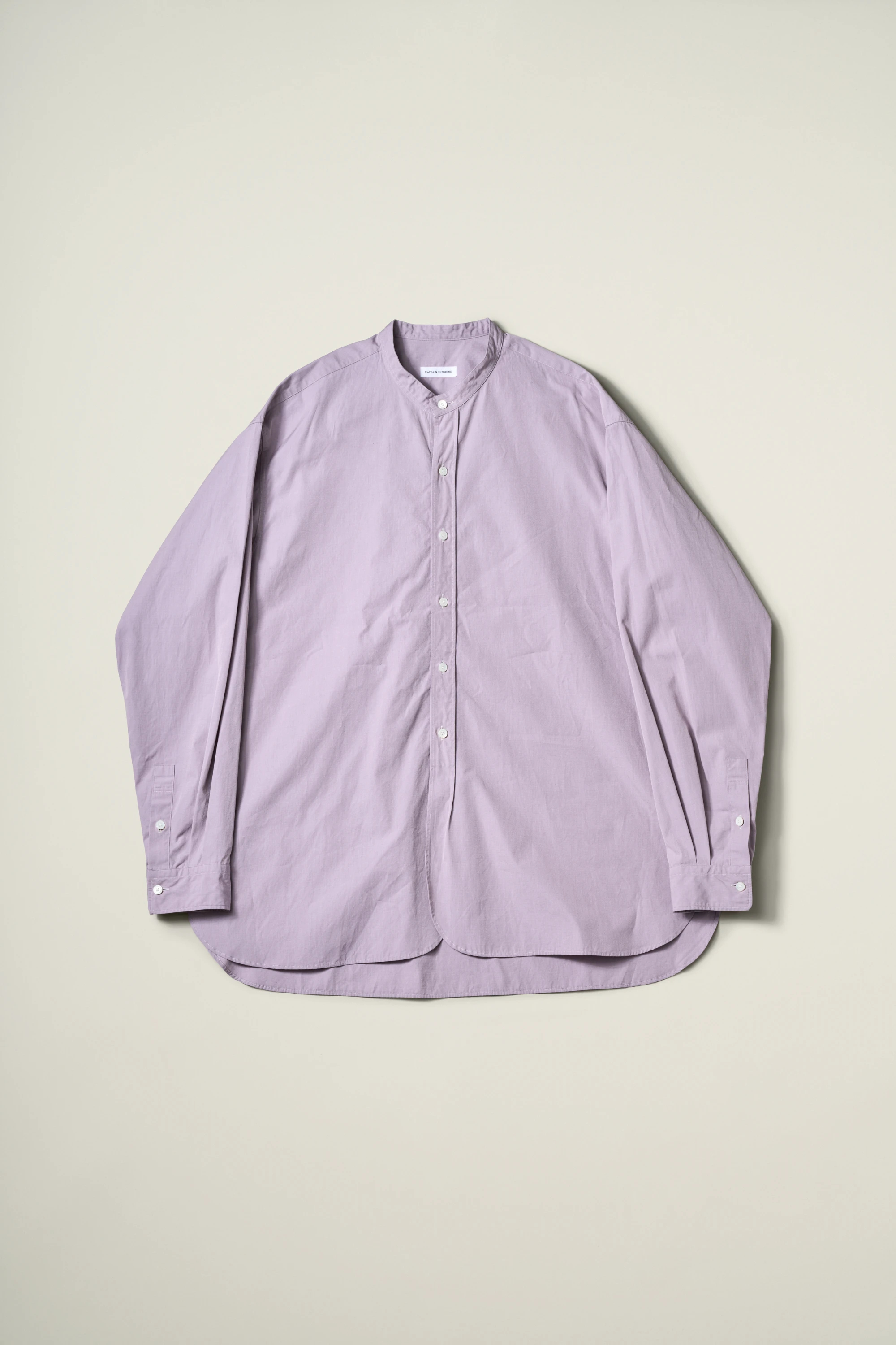 KAPTAIN SUNSHINE(キャプテンサンシャイン) |Hakeme Chambray Stand Collar Shirt