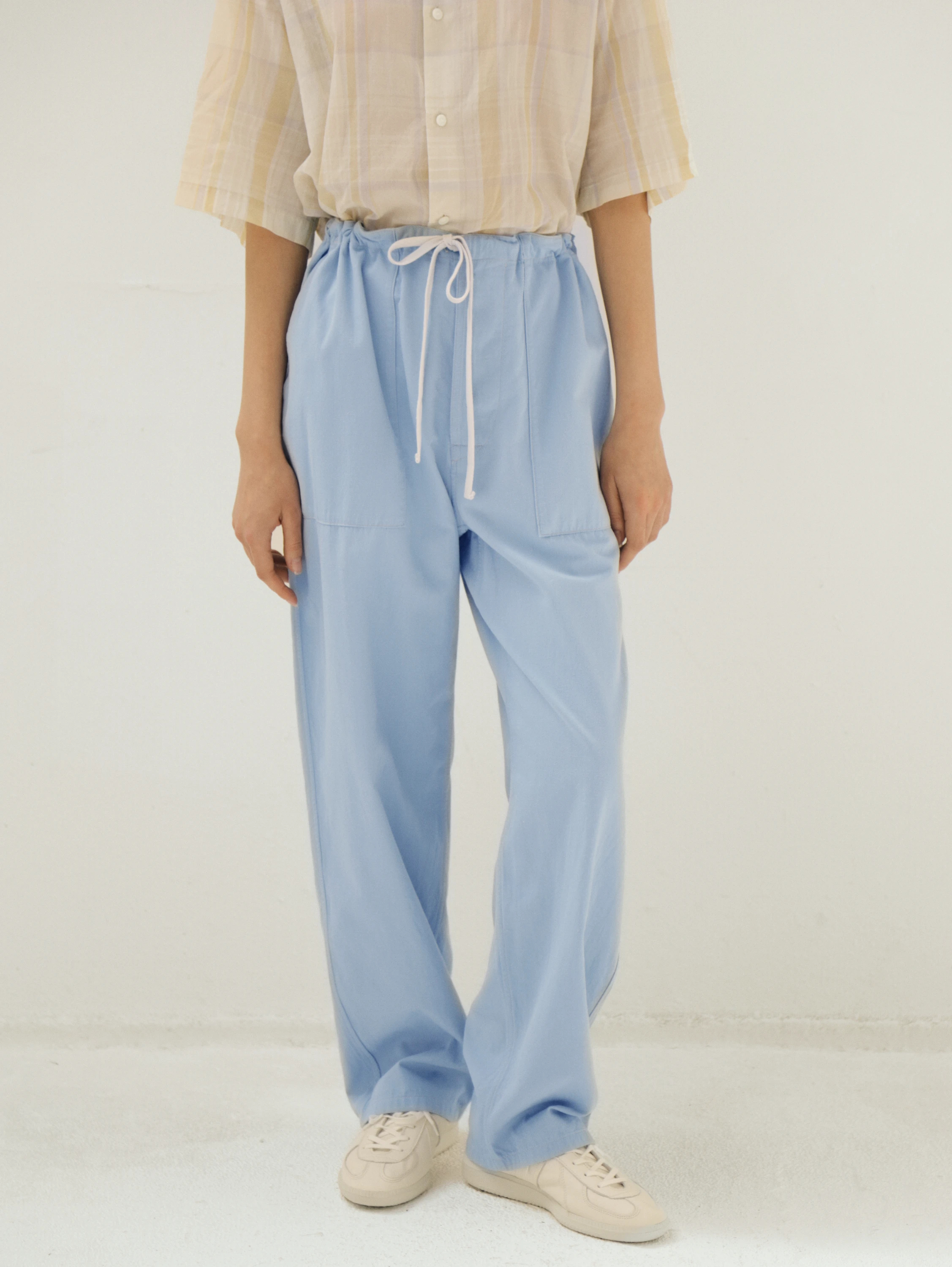 KAPTAIN SUNSHINE Belted Baker Pantsサイズ32 Kaptain Sunshine - Baker Pants Indigo One Wash - Rendez-Vous Store