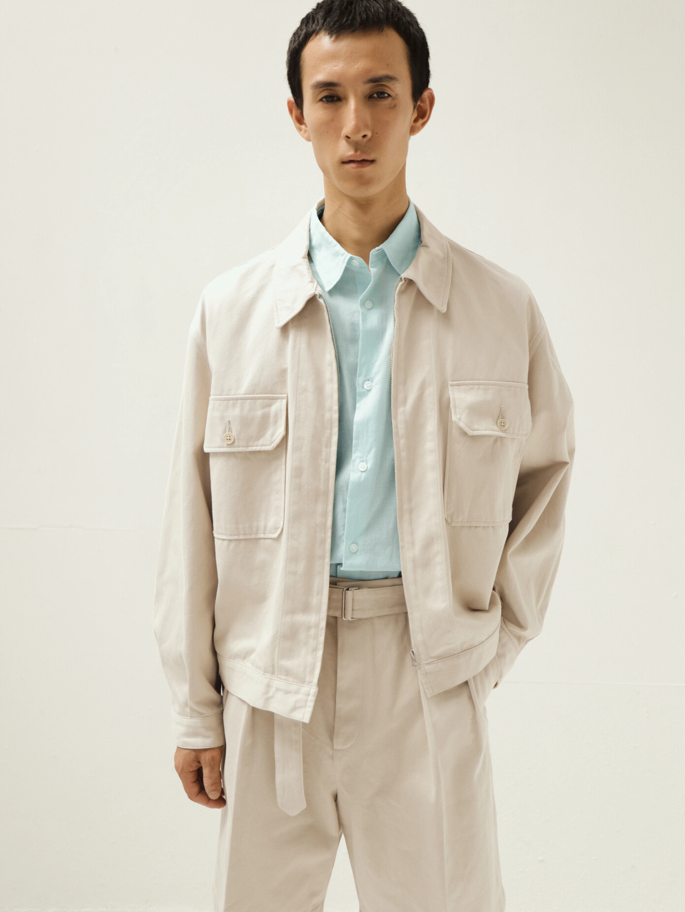 KAPTAIN SUNSHINE コート　Nasjayz Navy Zip Jacket | OUTER WEAR | KAPTAIN SUNSHINE ONLINE STORE