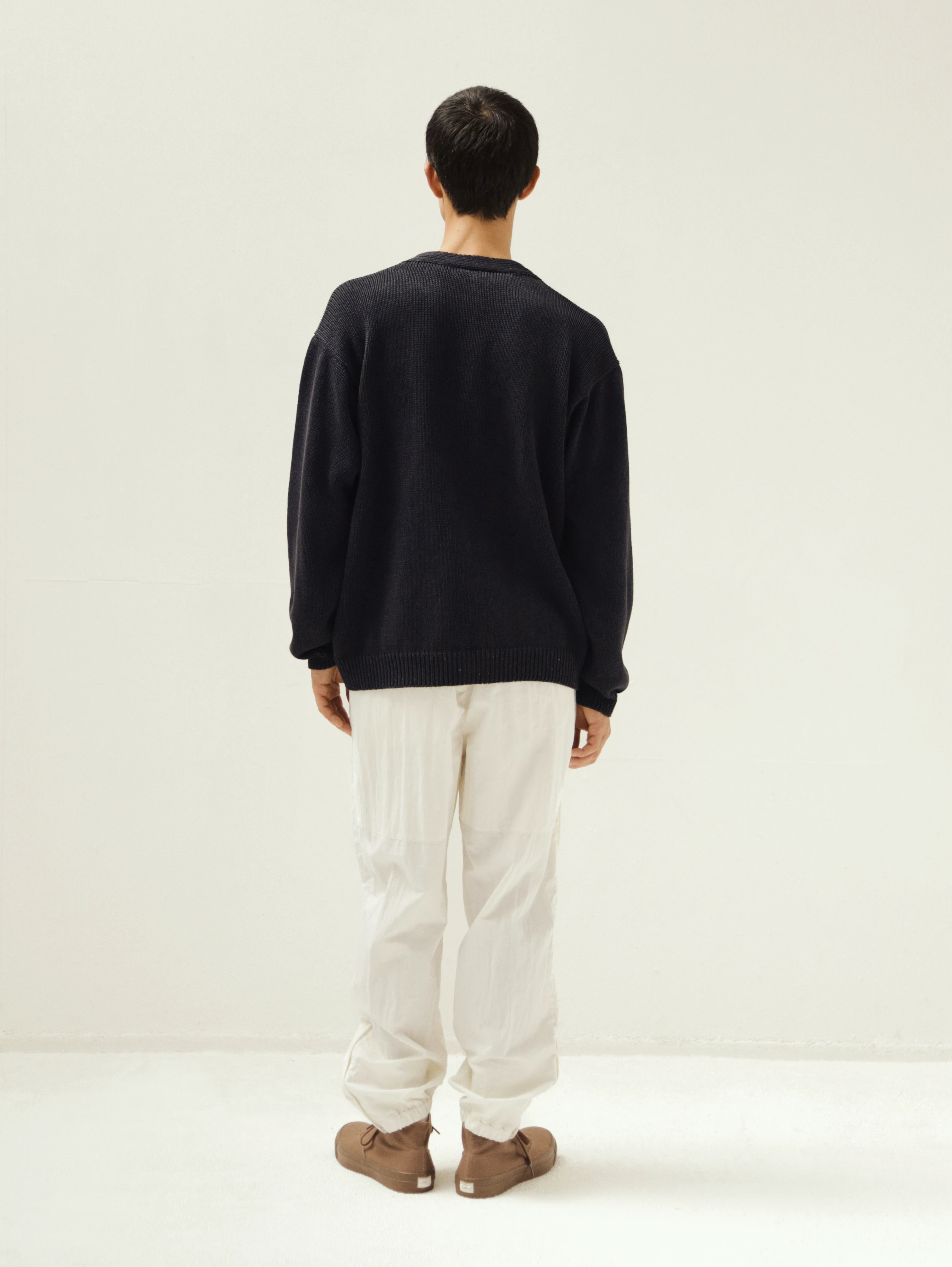 KAPTAIN SUNSHINE(キャプテンサンシャイン) |Cotton Washi Hand Frame Cardigan