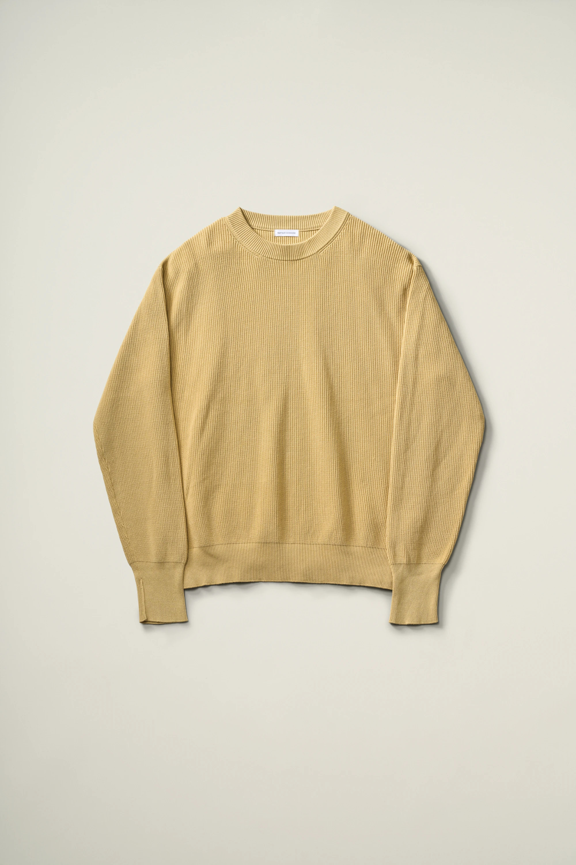 KAPTAIN SUNSHINE(キャプテンサンシャイン) |Cotton Rib Knit P/O