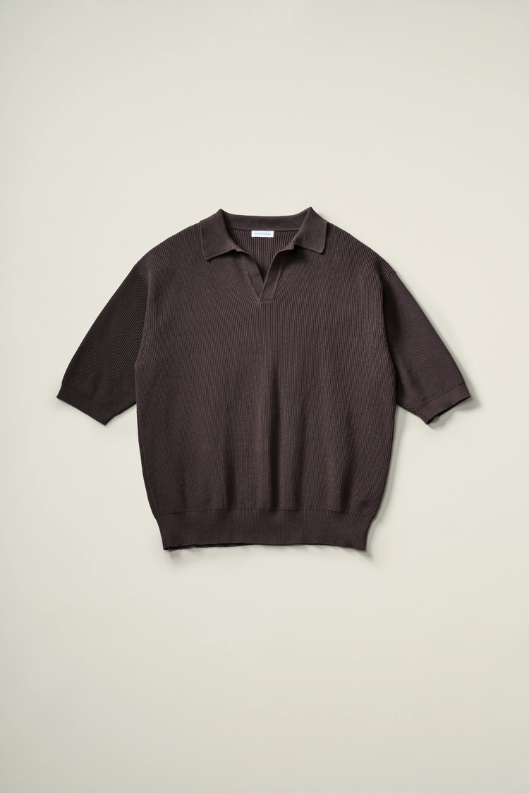 Cotton Rib Knit Skipper Shirt | KNIT | KAPTAIN SUNSHINE ONLINE STORE